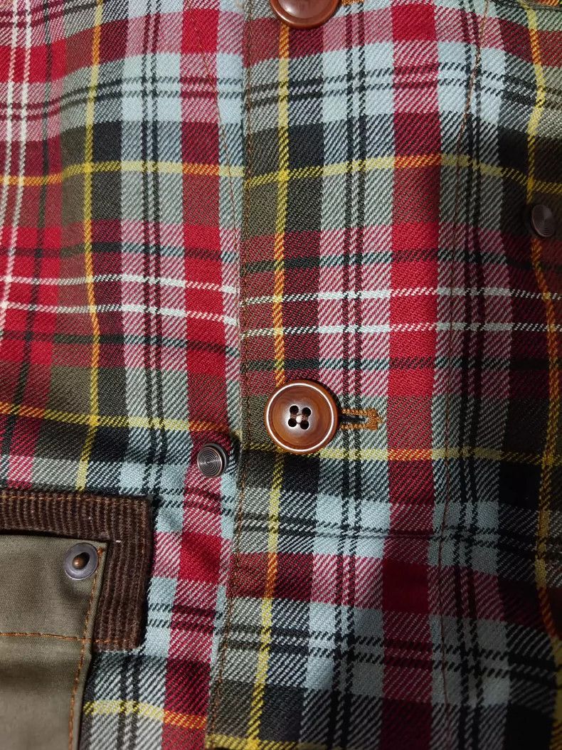Comme des Garcons Comme Des Garcons Wool patchwork shirt Size US S / EU 44-46 / 1 - 4 Thumbnail