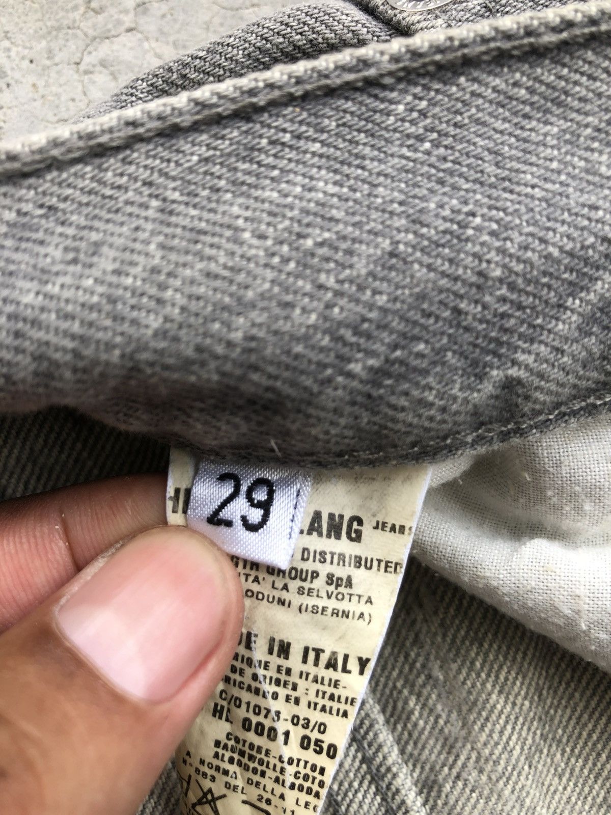 Helmut Lang Helmut Lang Classic Denim Classic Cut Distressed Jeans Size US 30 / EU 46 - 20 Thumbnail