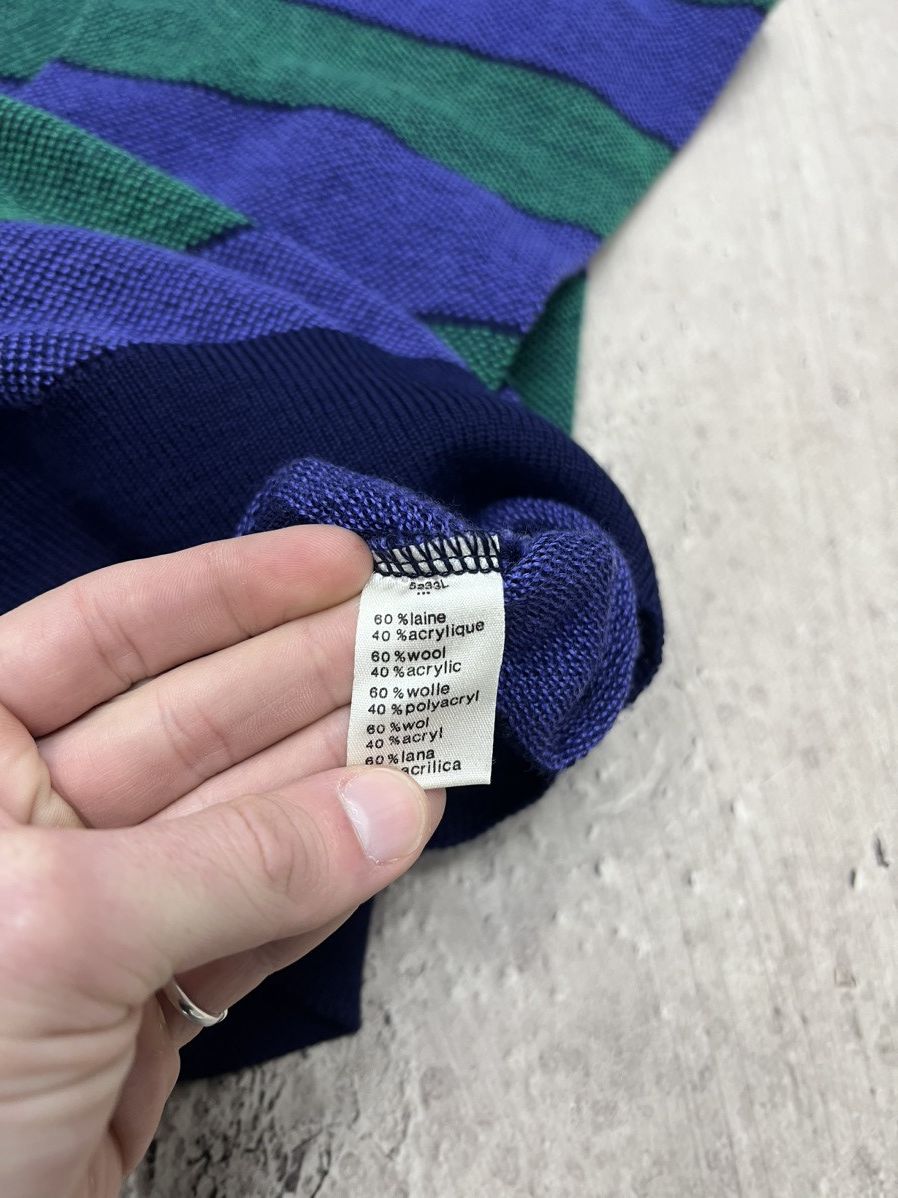 Lacoste × Vintage Lacoste vintage sweater striped size burgundy y2k Size US L / EU 52-54 / 3 - 9 Thumbnail