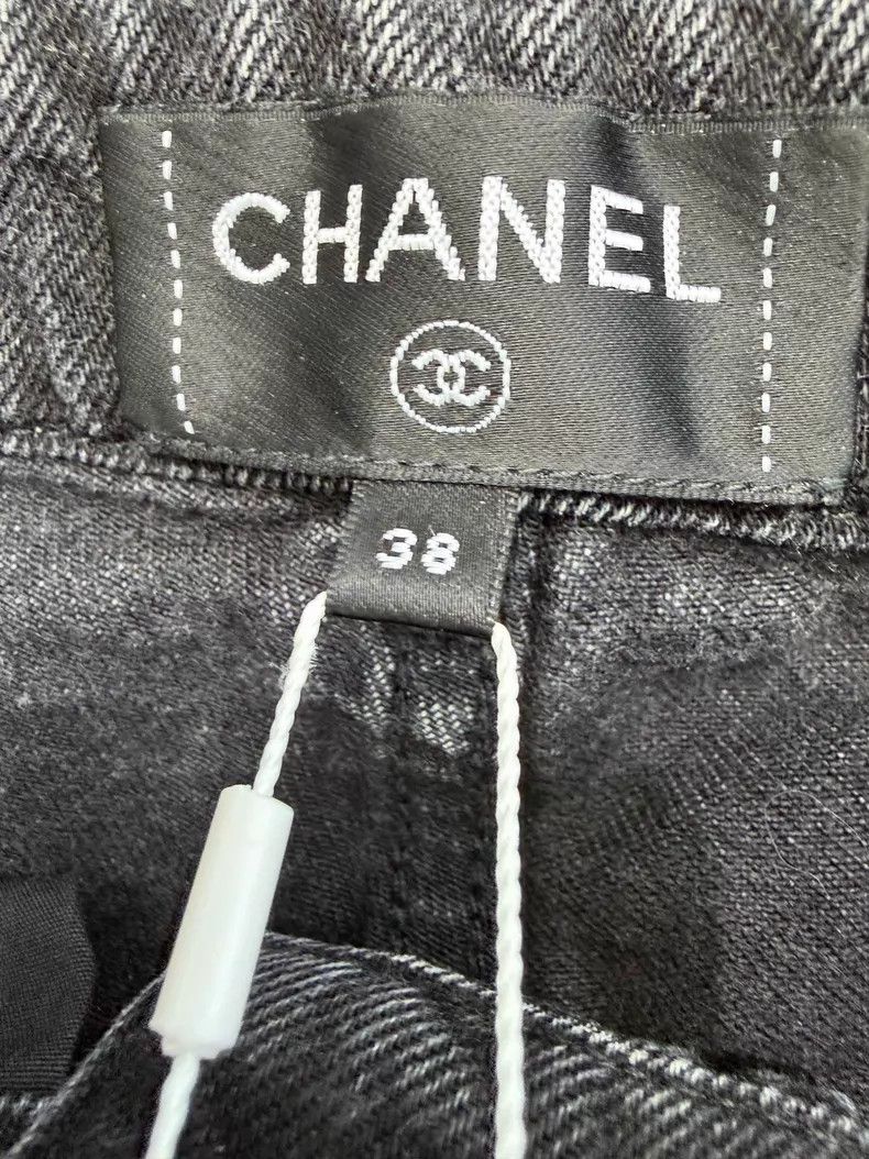 Chanel Chanel Black bow jeans Size 25" / US 0 / IT 36 - 5 Thumbnail