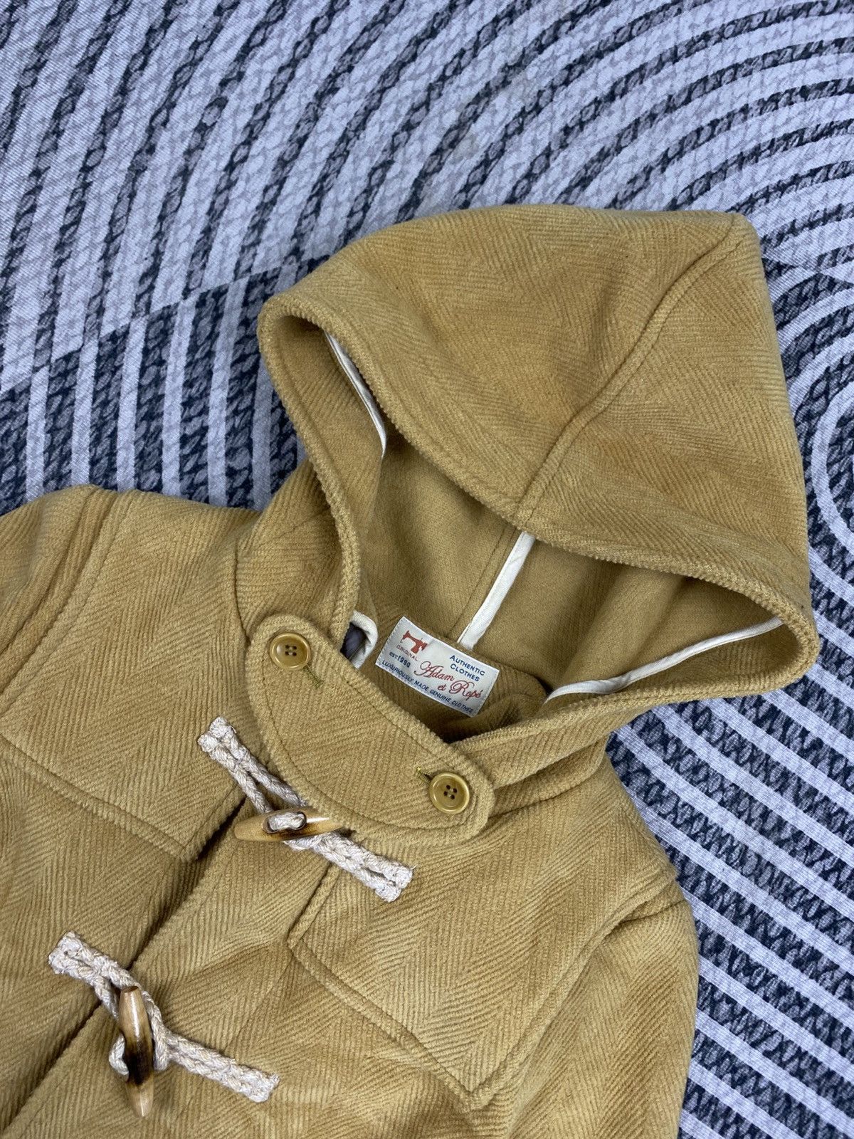 ADAM ET ROPE Vintage Adam Et Rope Wool Blend With Toggle Duffle Coat Size US S / EU 44-46 / 1 - 6 Thumbnail