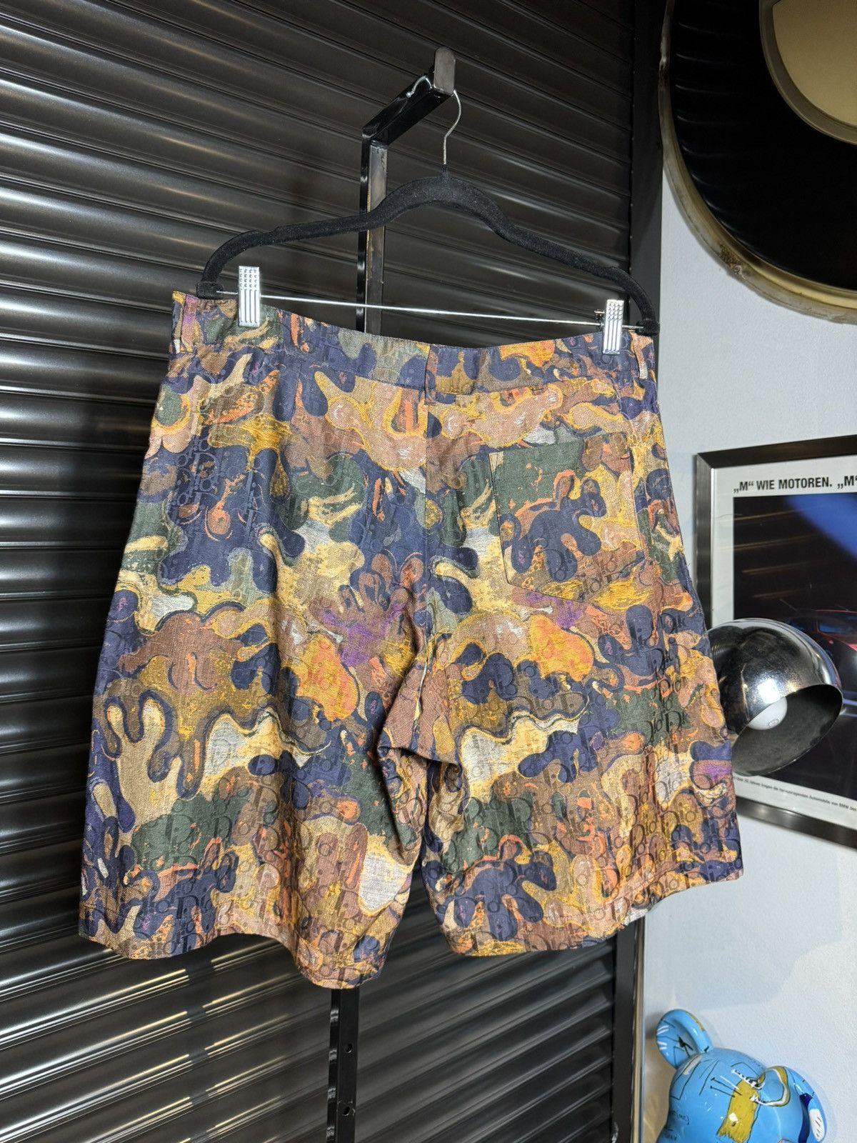 Dior Dior x Peter Doig Runway Monogram Oblique Silk Shorts - 52 Size US 36 / EU 52 - 7 Thumbnail
