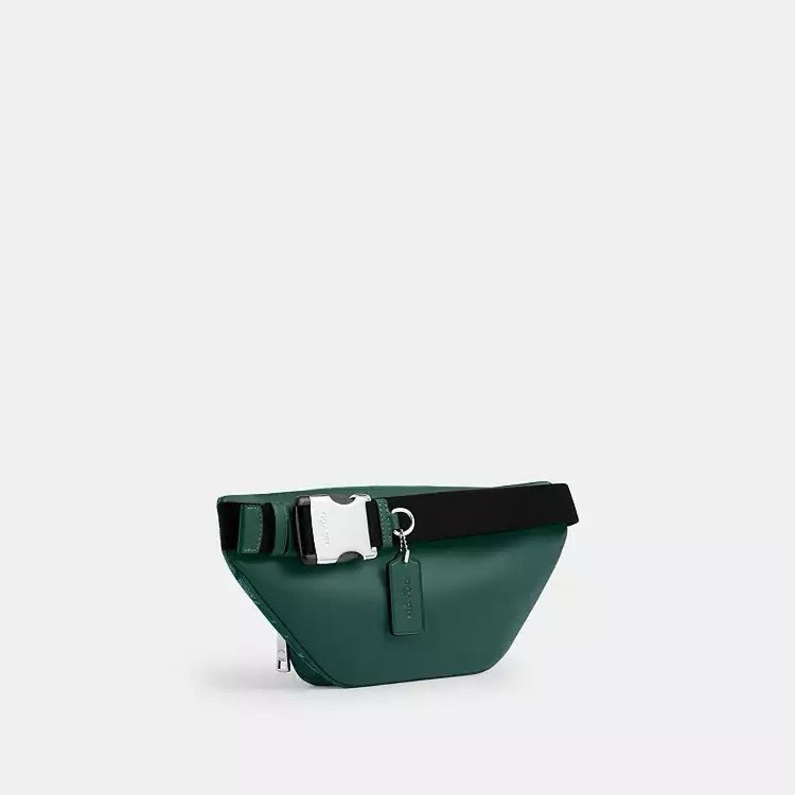 Coach NWT COACH Racer Small Belt Bag Silver/Sea Green CEB24 Size ONE SIZE - 8 Thumbnail