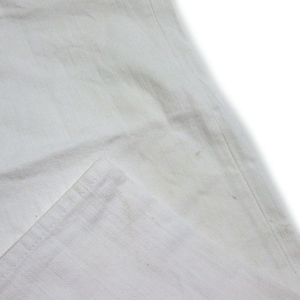 Yohji Yamamoto Yohji Yamamoto POUR HOMME White wide denim pants Size US 35 - 6 Thumbnail