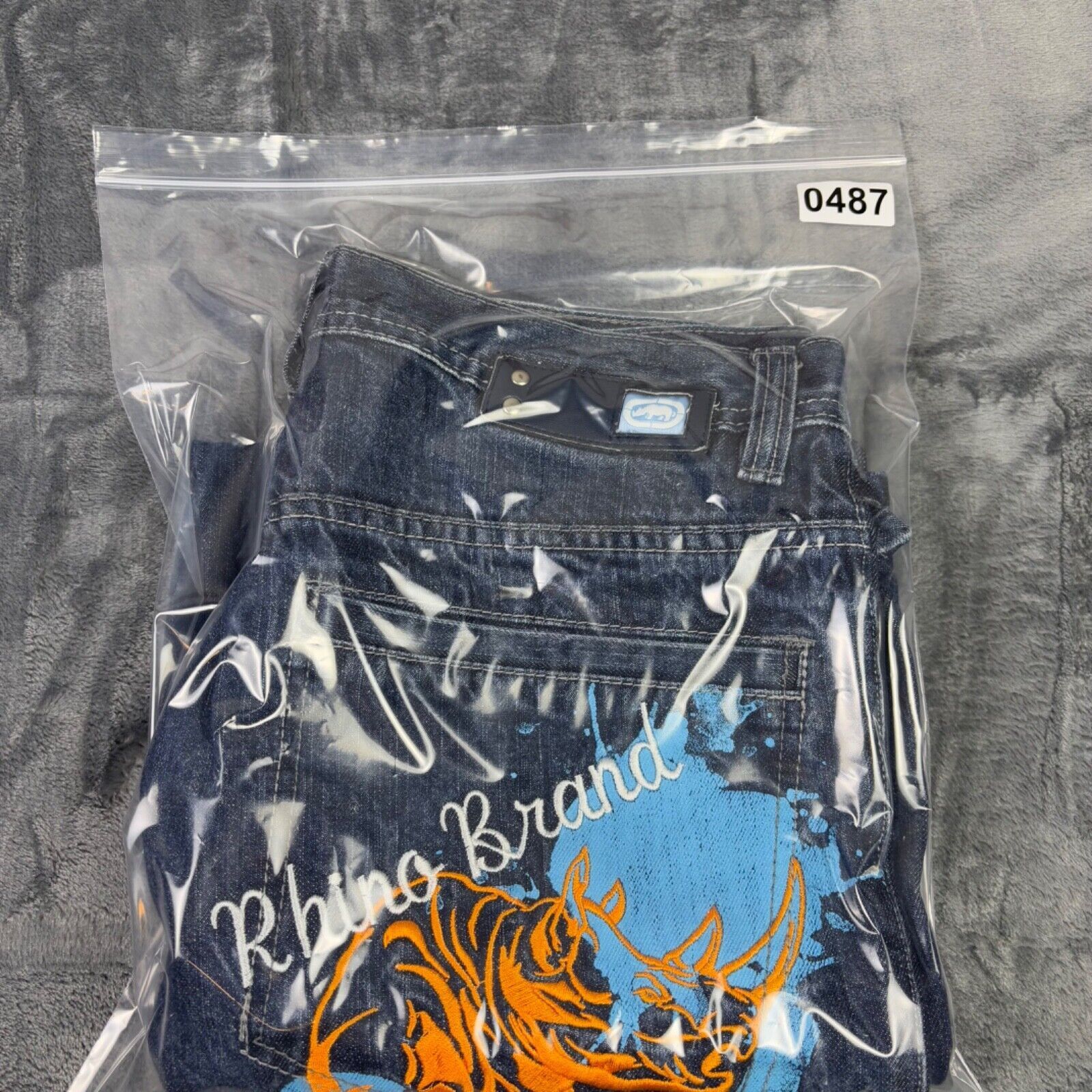 Ecko Unltd. VTG Ecko Unltd Rhino Brand Baggy Jeans 30x30 Embroidered Size US 30 / EU 46 - 16 Thumbnail