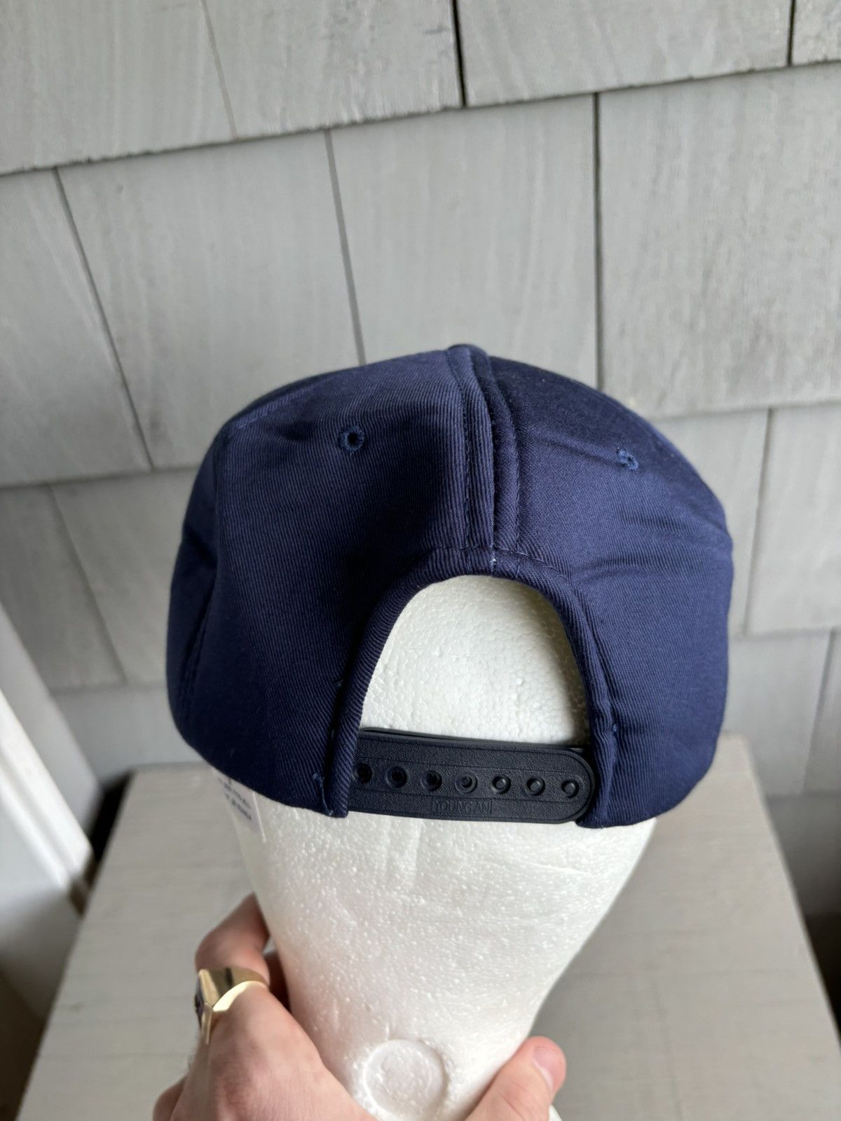 Vintage 1980s Vintage Trucker Hat Foam Snapback Construction 80s Cap Size ONE SIZE - 4 Thumbnail