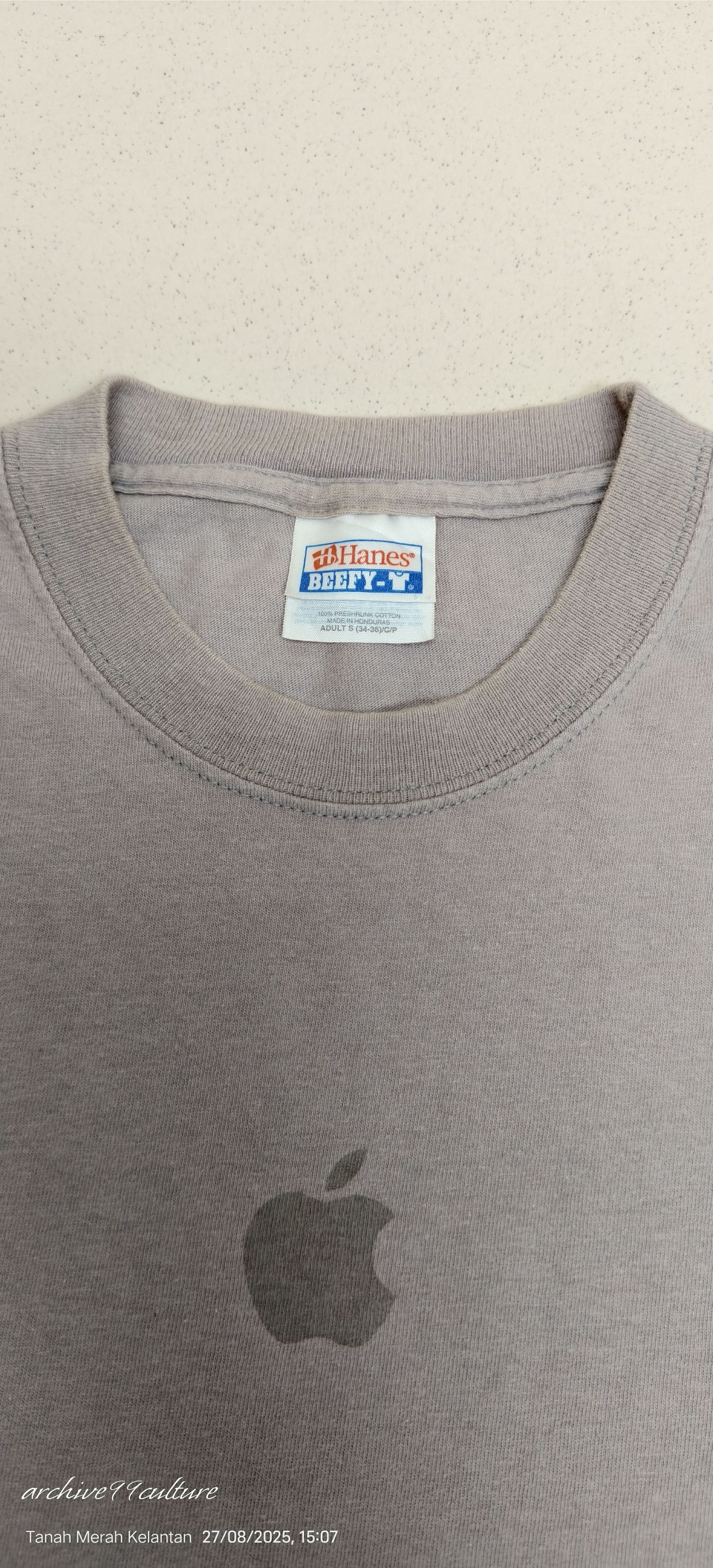 Apple Vintage 90's Apple center logo's earth tone tee Size US S / EU 44-46 / 1 - 4 Thumbnail