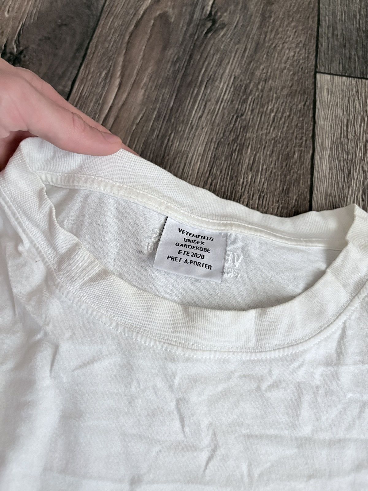 Vetements White Blank T-Shirt Size US M / EU 48-50 / 2 - 4 Thumbnail
