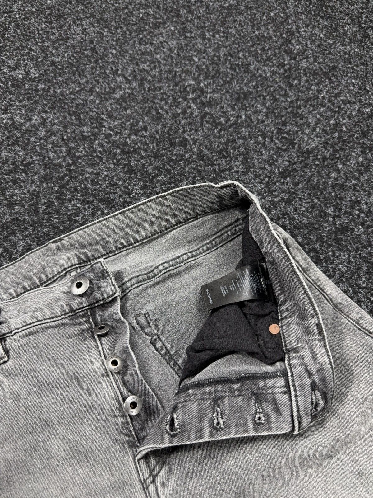 G-Star Y2K G-Star RAW 3301 Slim Faded Grey Denim Jeans W32 L32 Size US 32 / EU 48 - 8 Thumbnail
