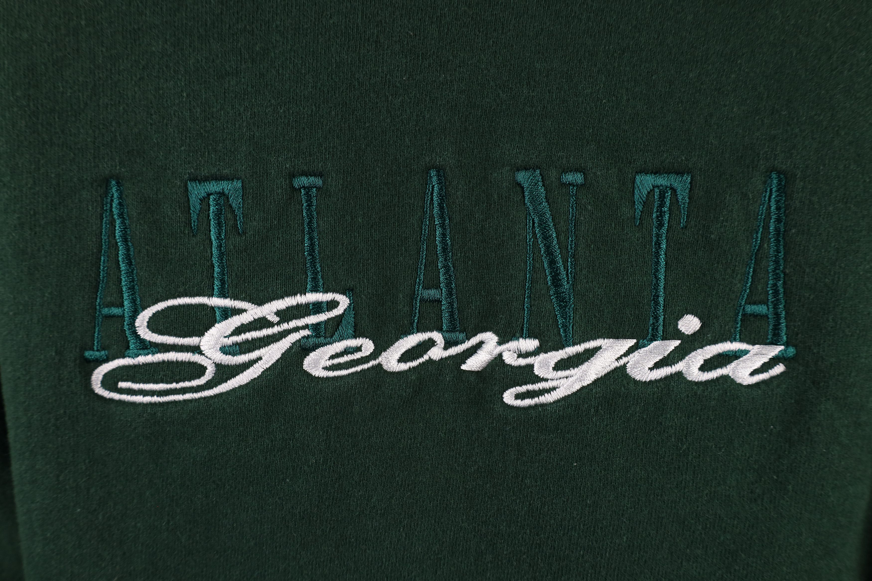 Vintage Vintage 90s Heavyweight Atlanta Georgia Crewneck Sweatshirt Size US L / EU 52-54 / 3 - 4 Thumbnail