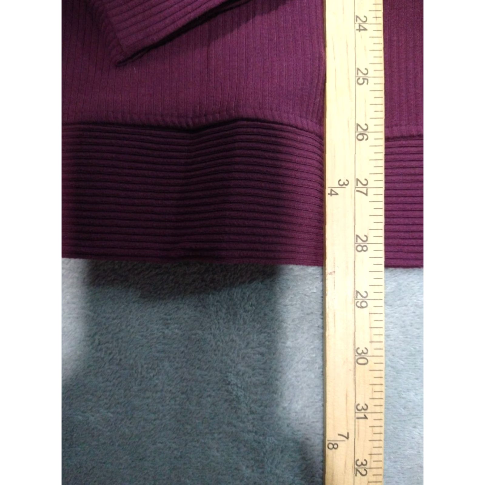 Vintage Tommy John Sweatshirt Womens Medium Red Zen Ribbed Pullover Casual Long Sleeve Size M / US 6-8 / IT 42-44 - 3 Thumbnail