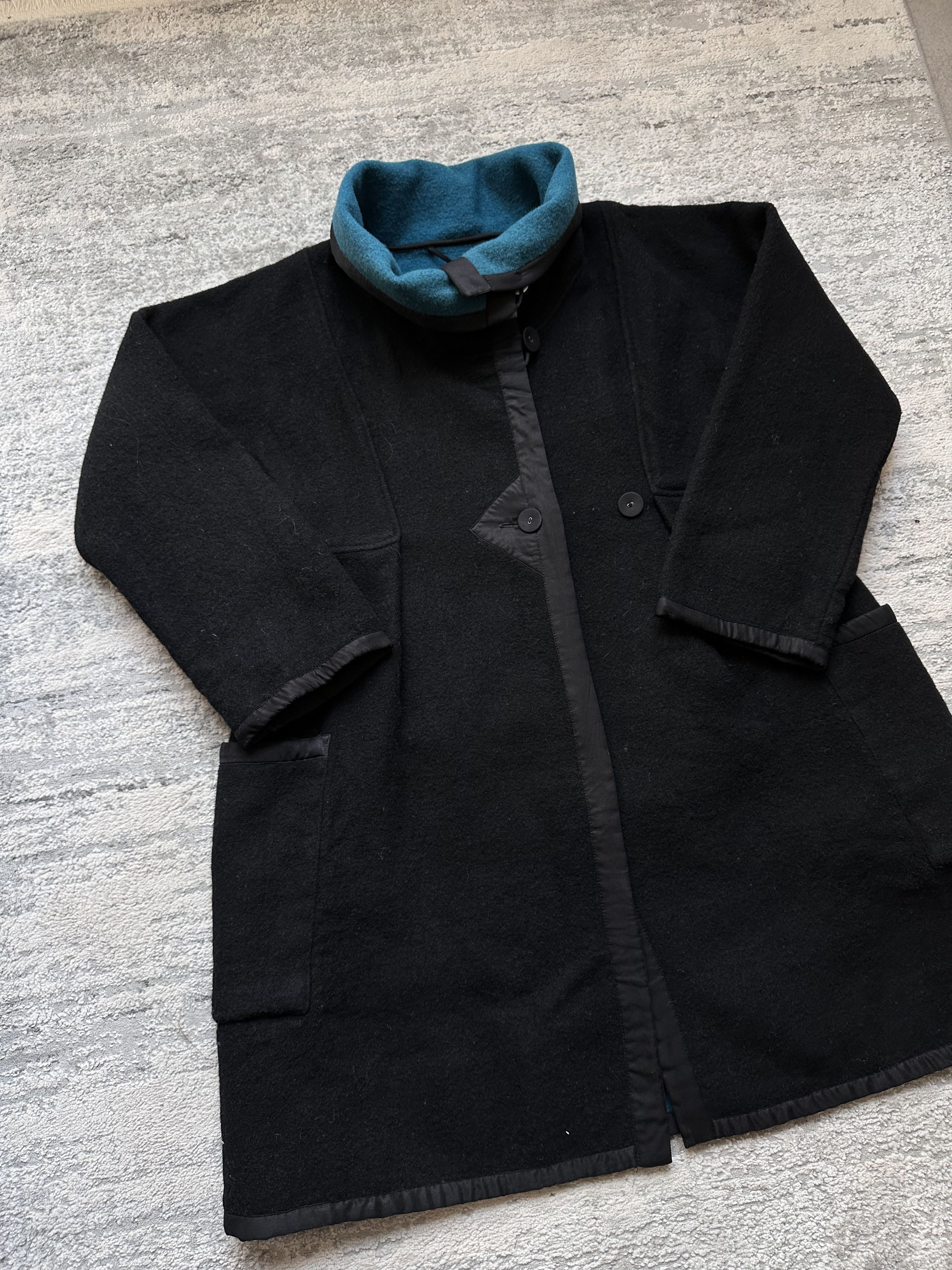 Gudrun Sjoden Gudrun Sjoden Avant Garde Wool Coat Size S / US 4 / IT 40 - 2 Thumbnail