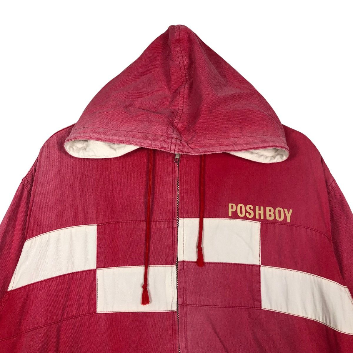 Japanese Brand 🔥Rare Sun Faded Design Poshboy Jacket Big Logo Size US M / EU 48-50 / 2 - 3 Thumbnail