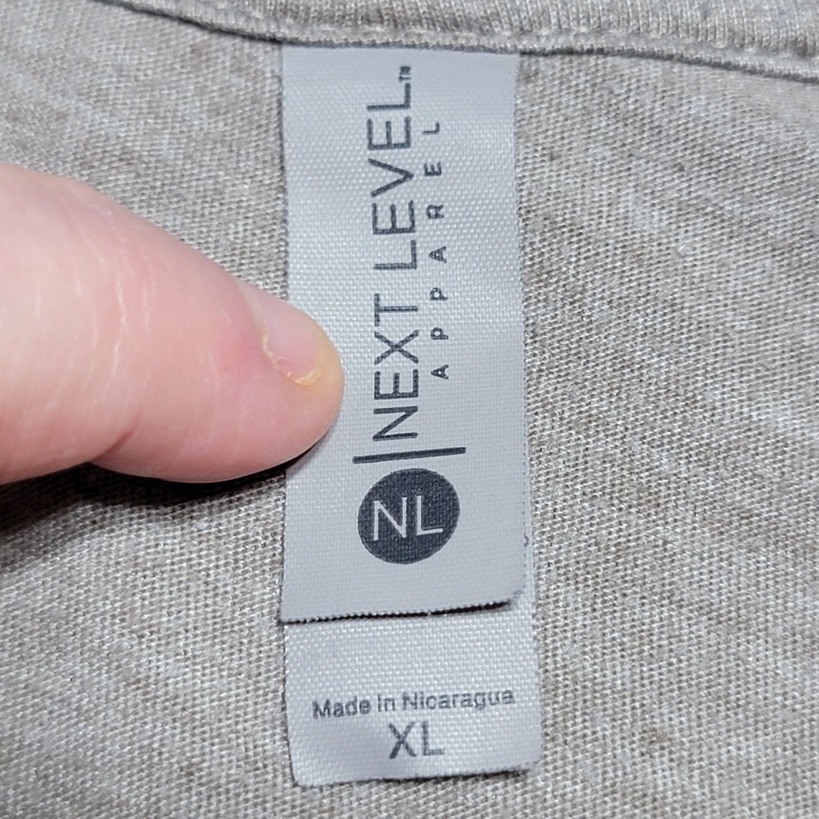 Next Level Apparel Bigfoot Believe Colorado USA Grey Unisex Tee (NLA) -Size XL* Size US XL / EU 56 / 4 - 4 Thumbnail
