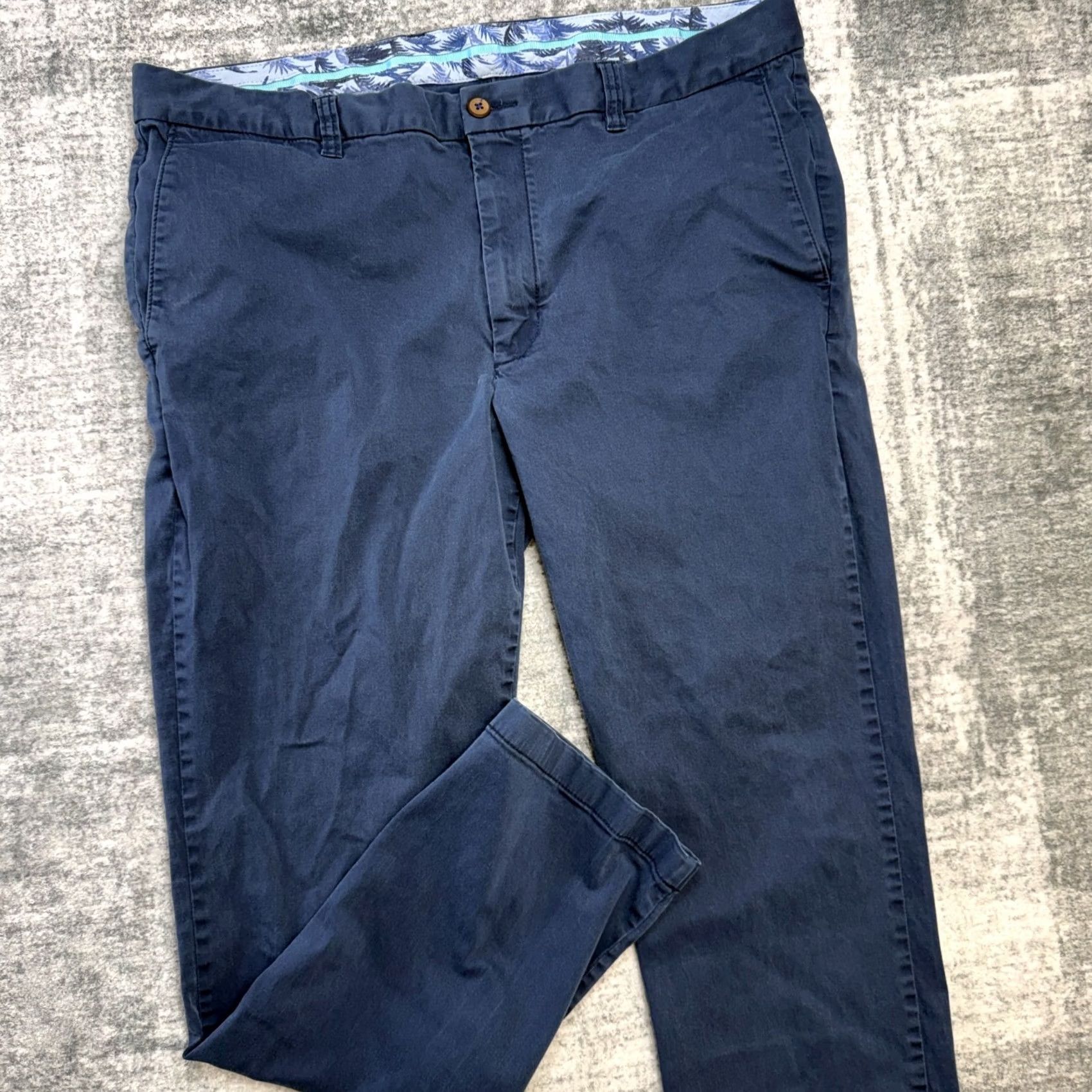 Tommy Bahama Tommy Bahama Pants Mens 38x30 Chino Beach Stretch Boracay Blue Chino Cargo Casual Beach Regular Size US 38 / EU 54 - 2 Thumbnail