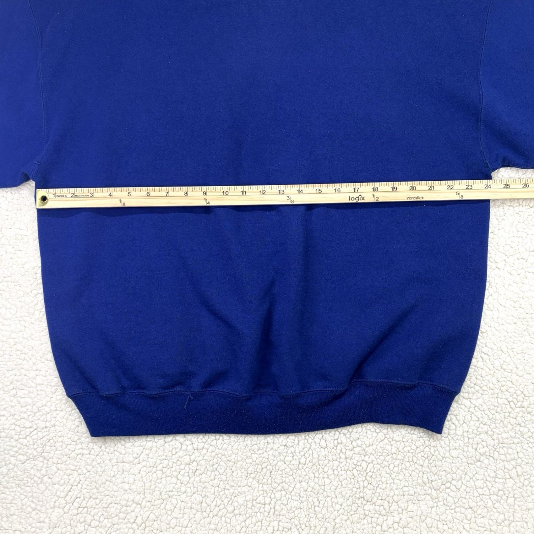 Starter VINTAGE STARTER Blue Crewneck Sweatshirt L Mens 90s Solid Essential Heavyweight Pullover Sports Size US L / EU 52-54 / 3 - 7 Thumbnail