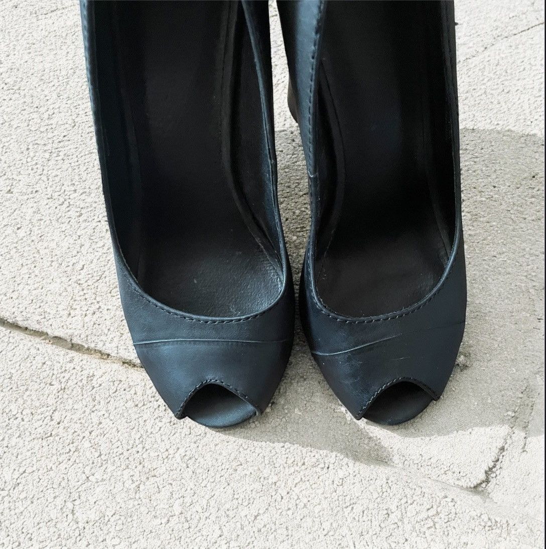 Diesel × Vintage Black Diesel women boot heels Size 37 Y2K archive avantgard Size US 7 / IT 37 - 2 Thumbnail