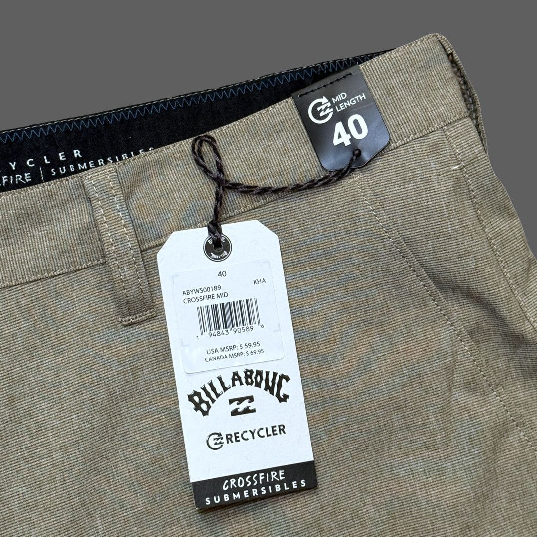 Billabong Billabong Crossfire Mid Hybrid Shorts Khaki Size 40 NWT Size US 40 / EU 56 - 5 Thumbnail