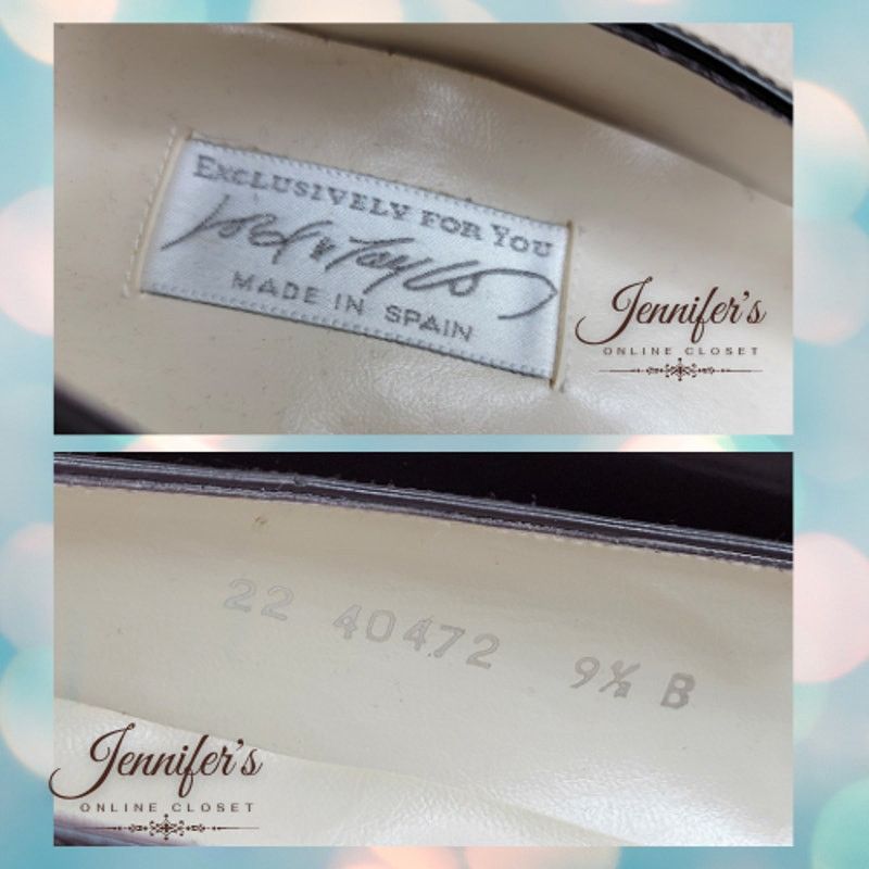 Lord & Taylor Lord & Taylor Brown Patent Leather Buckle Block Heel Pumps Size US 9.5 / IT 39.5 - 7 Thumbnail