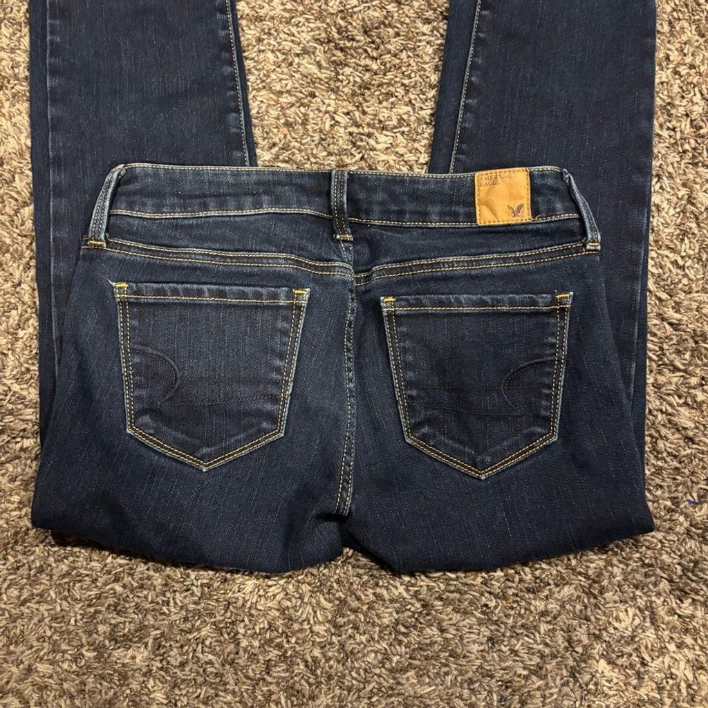 American Eagle Outfitters American Eagle Outfitters Dark Indigo Skinny Jeans Size 26" / US 2 / IT 38 - 1 Thumbnail