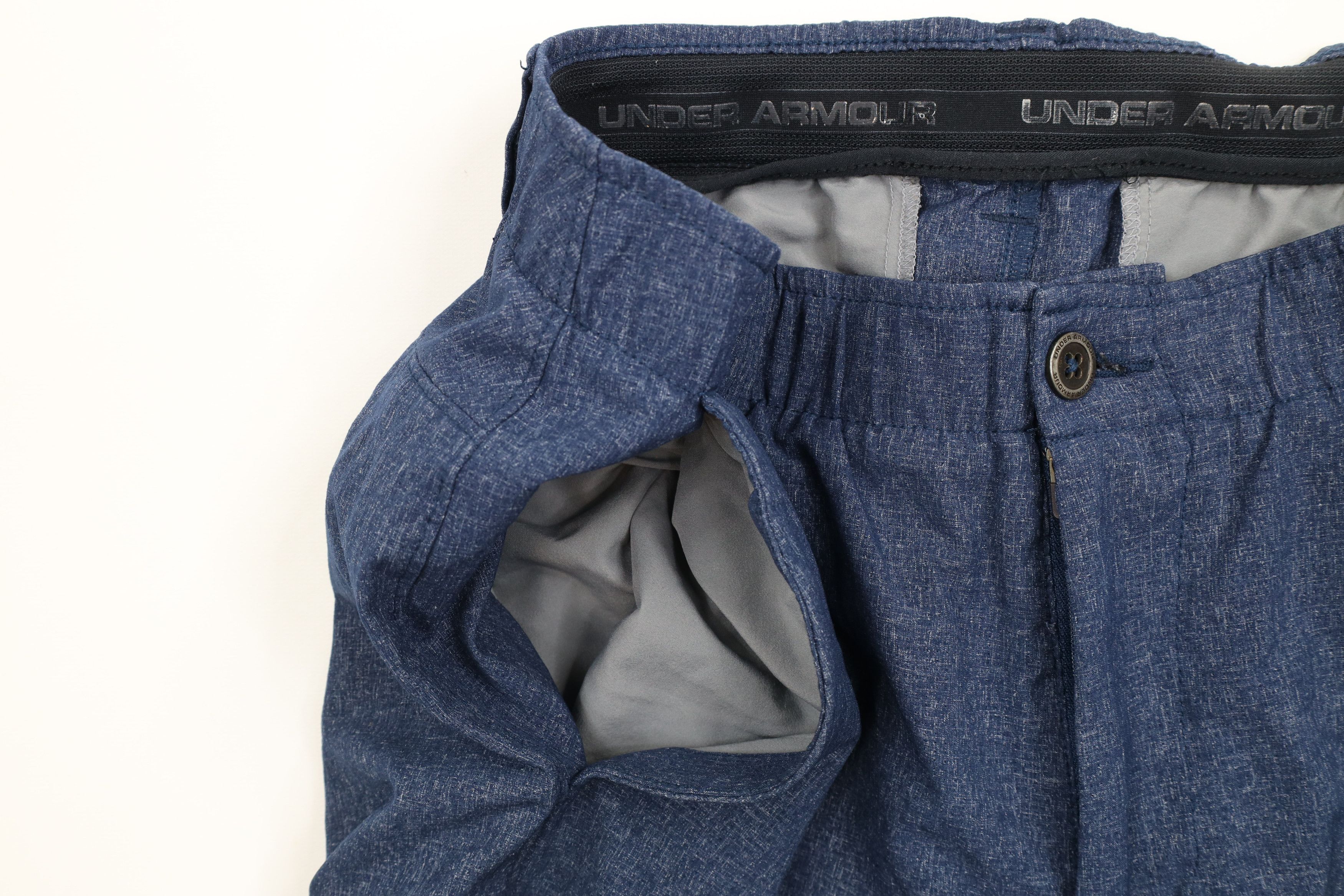 Under Armour × Vintage Under Armour Lightweight Vented Chambray Golf Chino Pants Size US 30 / EU 46 - 7 Thumbnail