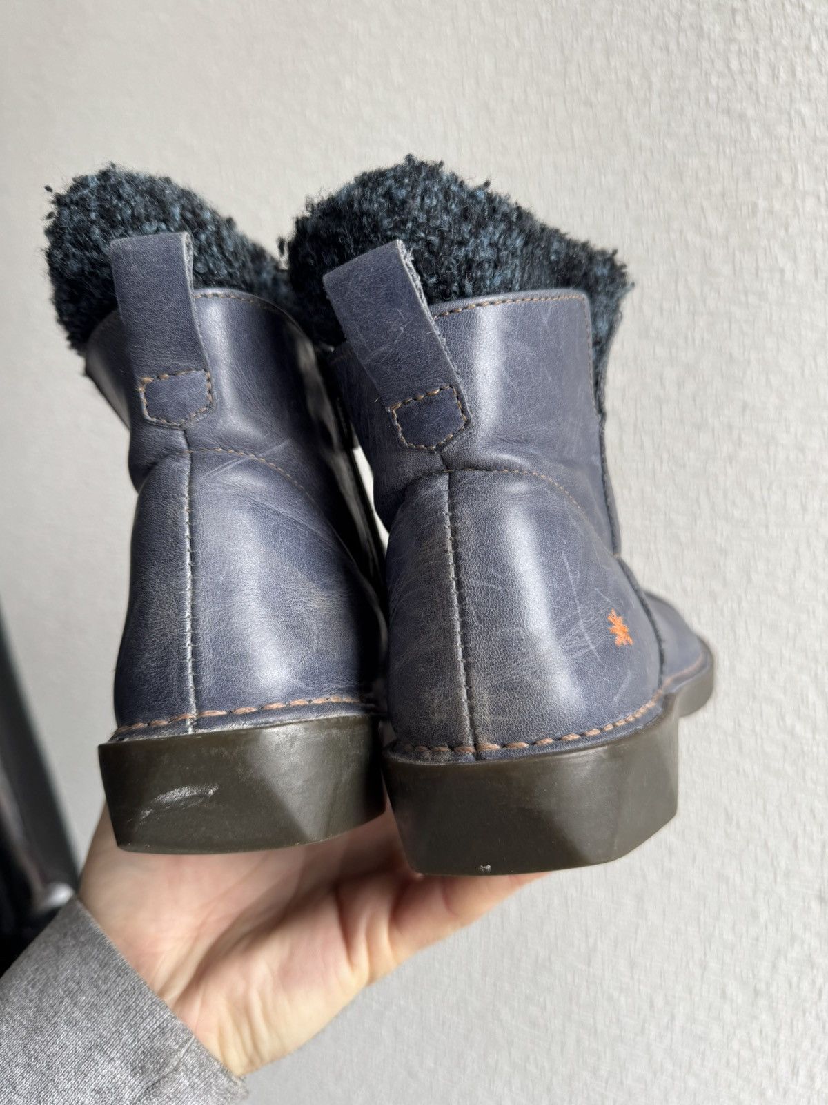 Vintage 🔻Vintage ART* leather avant-garde boots wmns unisex Size US 8.5 / IT 38.5 - 5 Thumbnail