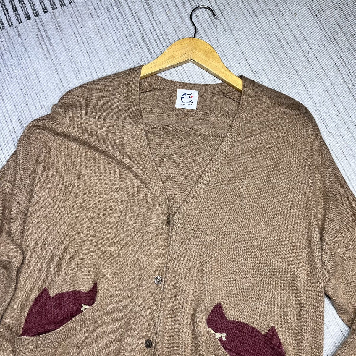 Issey Miyake A43 Vintage Tsumori Chisato by Issey Miyake Knit Cardigan Size US L / EU 52-54 / 3 - 5 Thumbnail