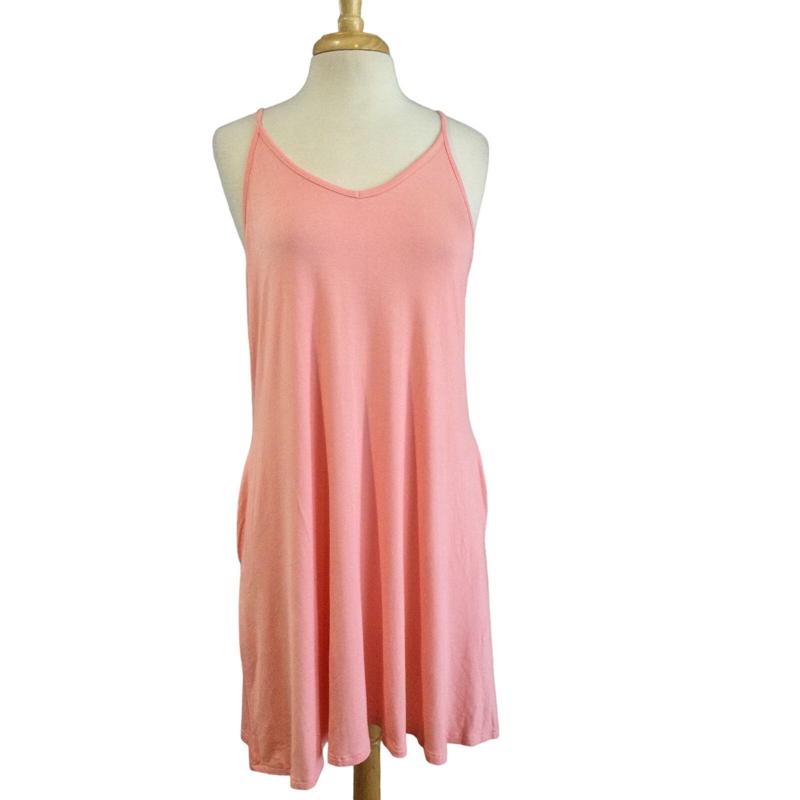 Other Qearal A-line Knee Length Pocket Slip Dress Size L NWT Size L / US 10 / IT 46 - 1 Thumbnail