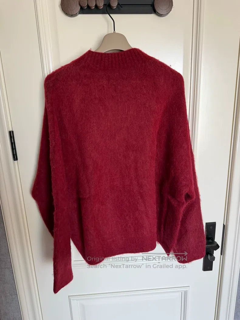 Martine Rose Martine Rose Red Mohair Sweater Size S / US 4 / IT 40 - 5 Thumbnail