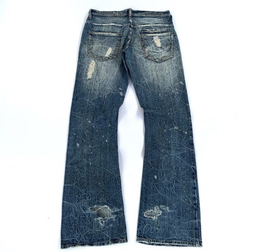 Japanese Brand 2000s Midas Flare Distressed Y2k Punk Vkeii Lgb Style Size US 31 - 10 Thumbnail