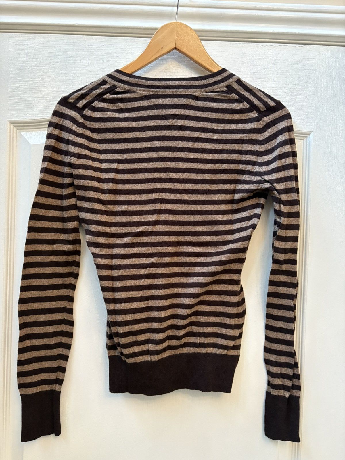 Tommy Hilfiger Vintage Tommy hilfiger brown sweater Size S / US 4 / IT 40 - 4 Thumbnail