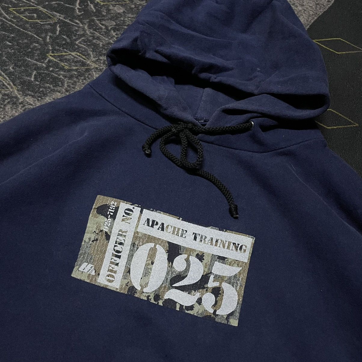 Vintage 💥Vintage Apache Training 025 Streetwear Hoodie Size US L / EU 52-54 / 3 - 2 Thumbnail