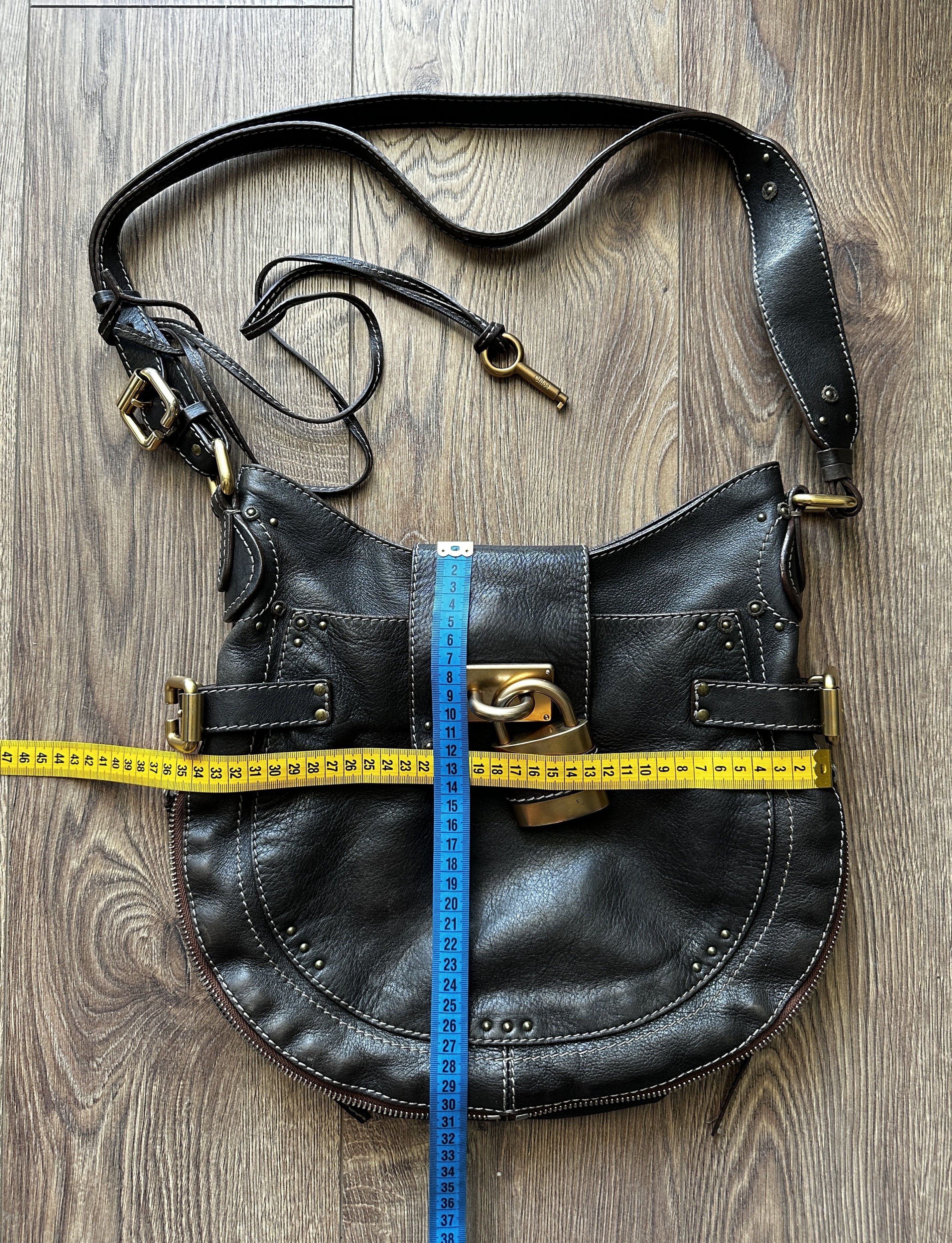 Chloe Chloe Pebbled Leather Paddington Hobo 02-07-53 Made In Italy Size ONE SIZE - 25 Thumbnail