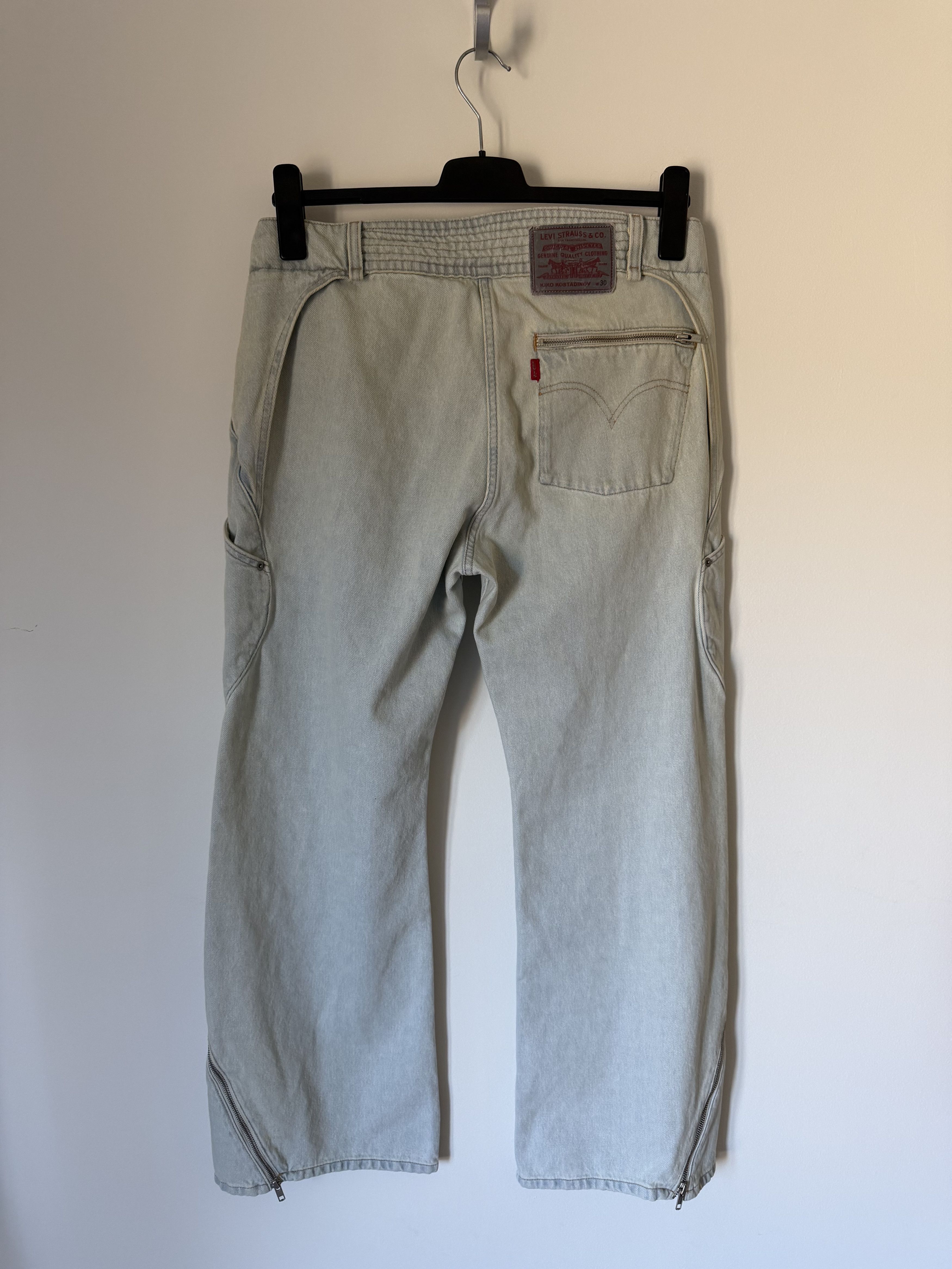 Kiko Kostadinov × Levi's Kiko Kostadinov Levi's Carina Flared Jeans Size US 30 / EU 46 - 4 Thumbnail
