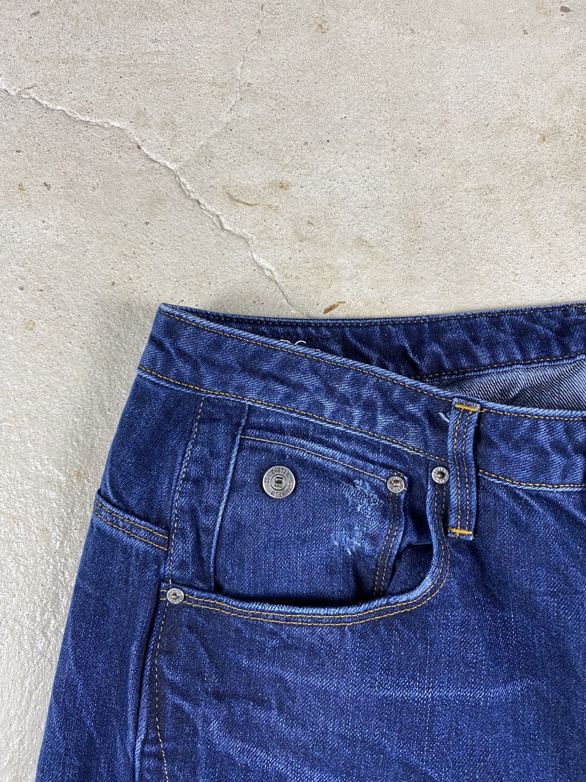 G-Star Distressed G Star Raw 3d Denim Pants Patchwork Japan Size US 30 / EU 46 - 14 Thumbnail
