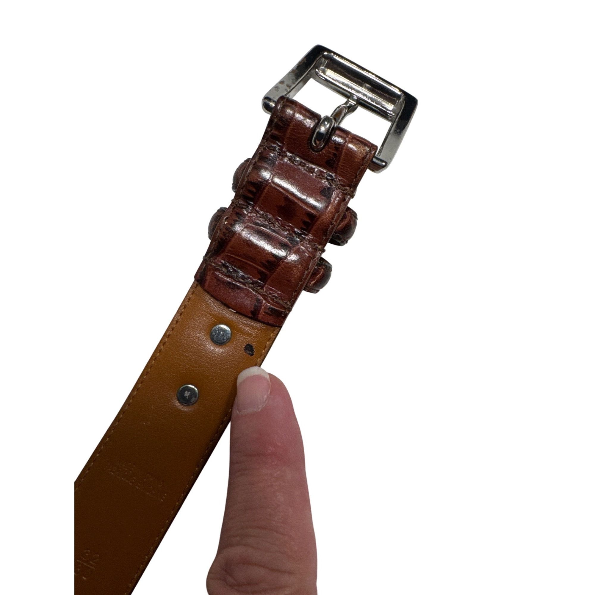 Polo Ralph Lauren Polo Ralph Lauren Brown Italian Leather Dress Belt Unisex Si Size ONE SIZE - 8 Thumbnail