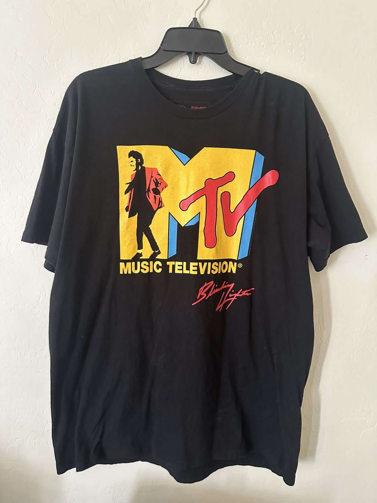 Mtv × The Weeknd × XO The Weeknd MTV blinding lights tee Size US XL / EU 56 / 4 - 1 Thumbnail