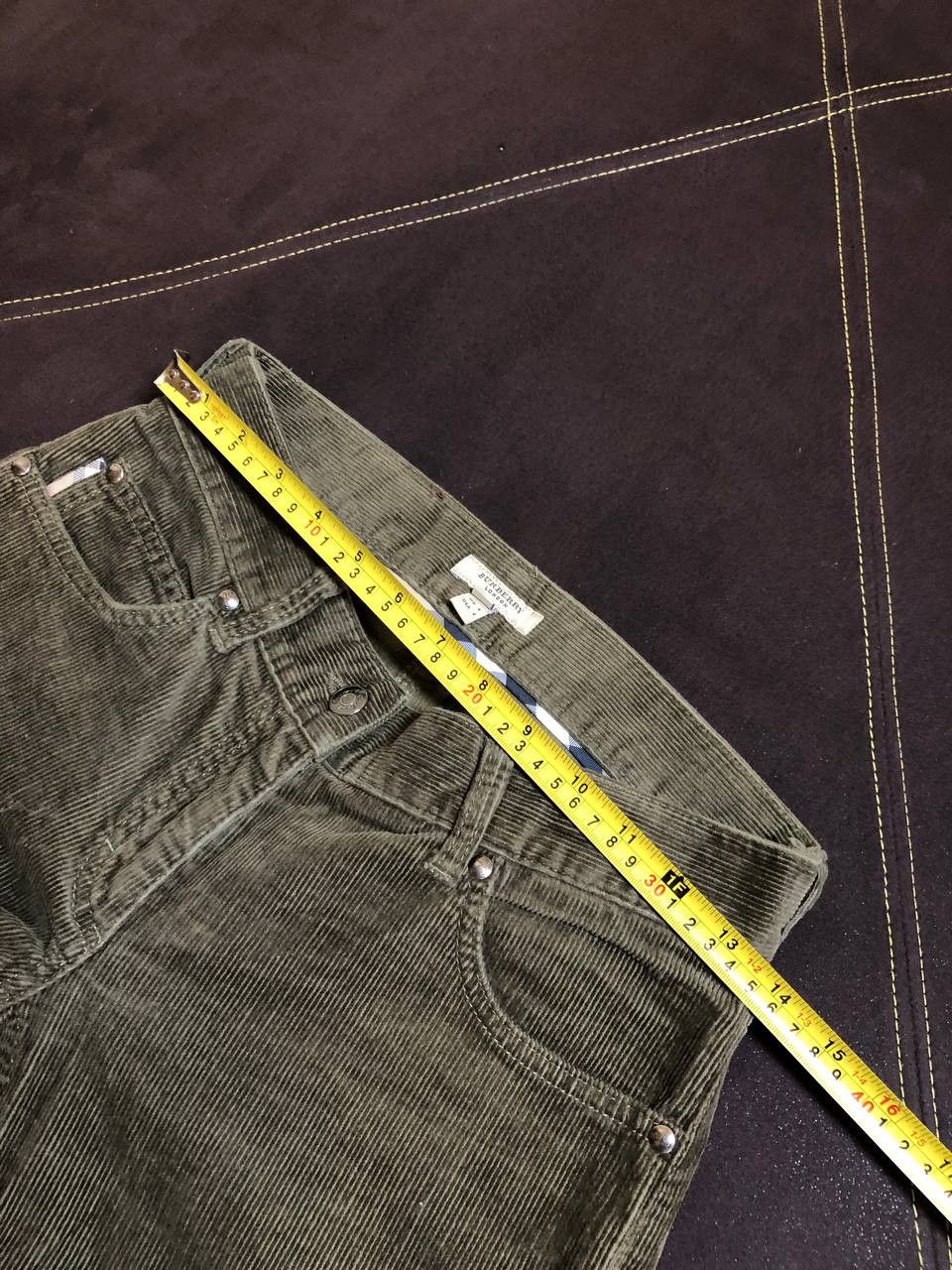 Burberry Burberry Vintage Burberry London Corduroy Pants Stretch Size 27" / US 4 / IT 40 - 11 Thumbnail