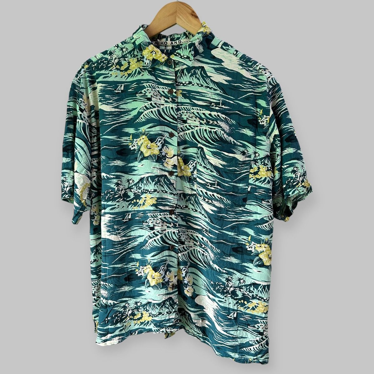 Japanese Brand Niko And Rayon Hawaiian Shirt Size US XL / EU 56 / 4 - 2 Thumbnail