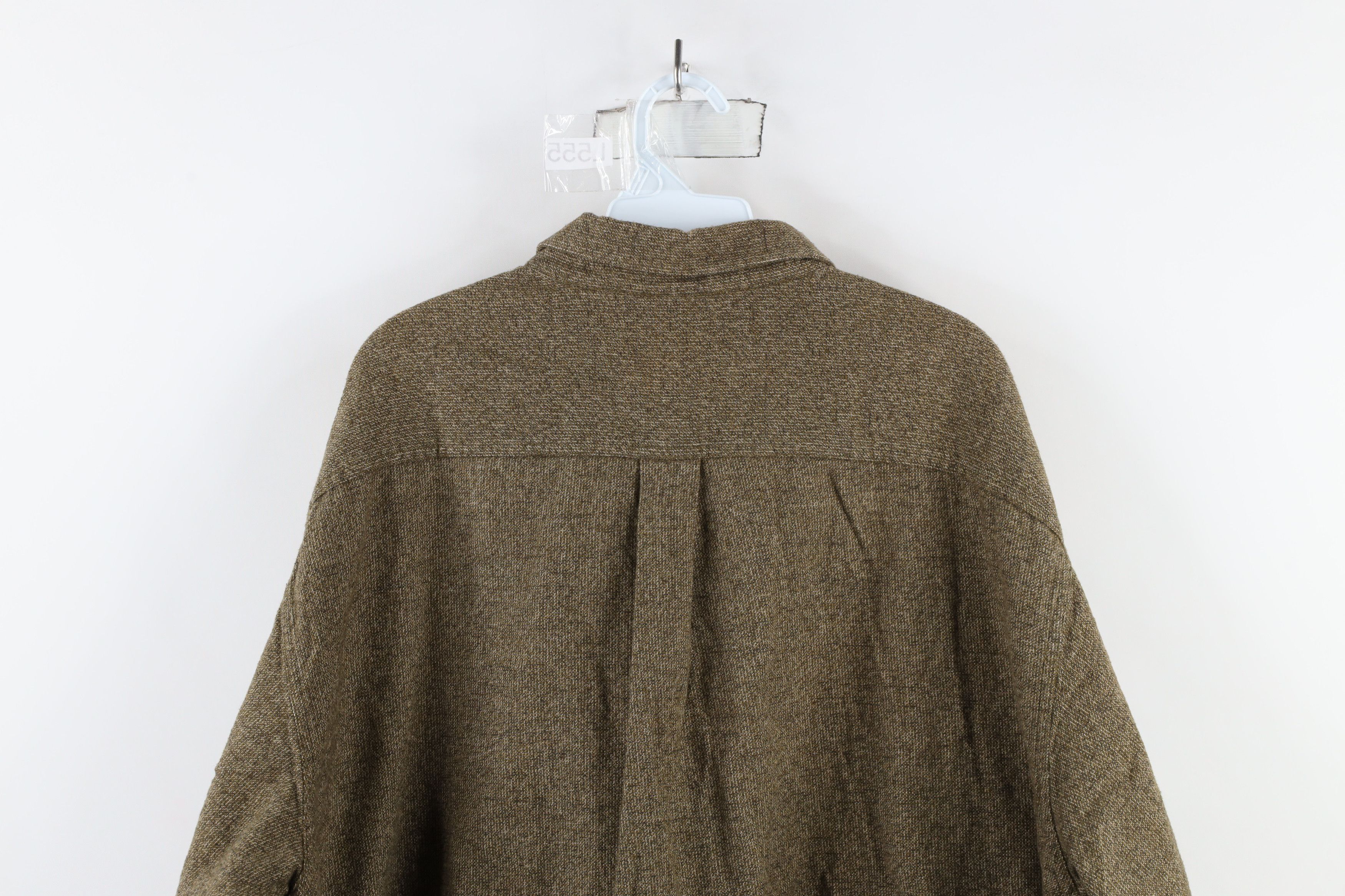Vintage Vintage 90s Streetwear Collared Button Down Shirt Brown Size US XXL / EU 58 / 5 - 9 Thumbnail