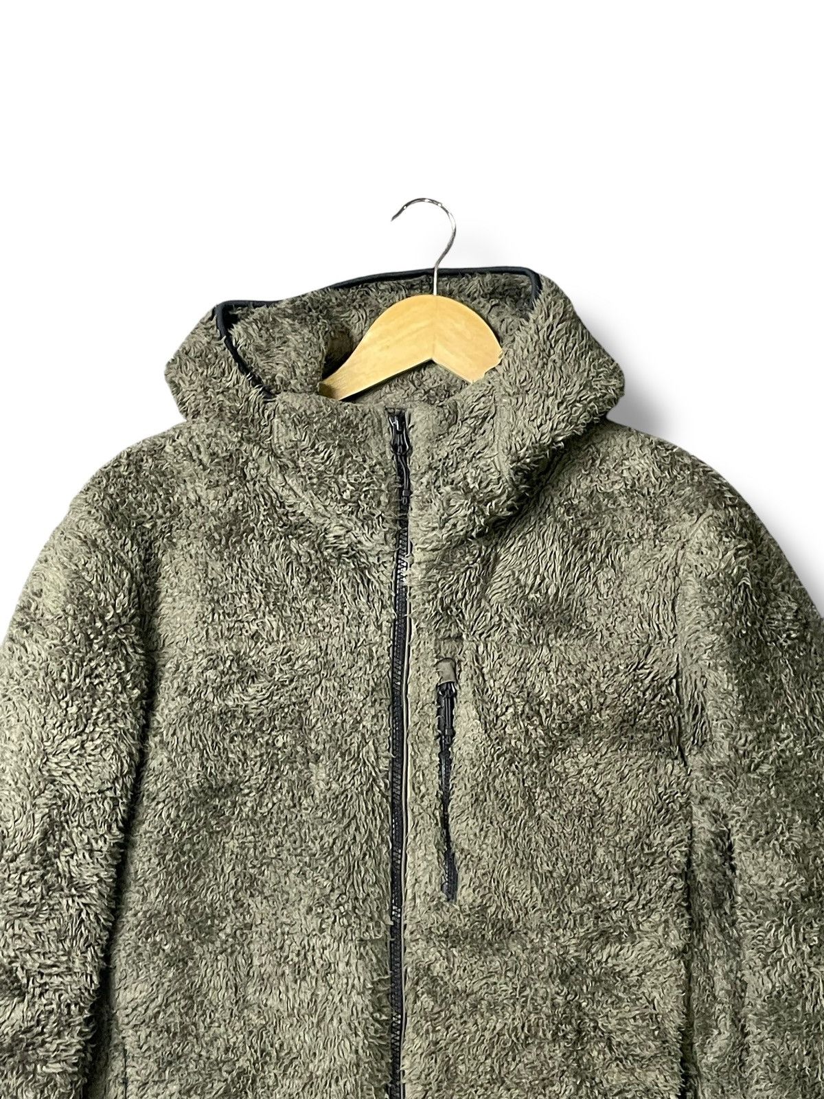 Japanese Brand × Uniqlo × Vintage Vintage Uniqlo Fleece Hooded Jacket (48) Size US S / EU 44-46 / 1 - 2 Thumbnail