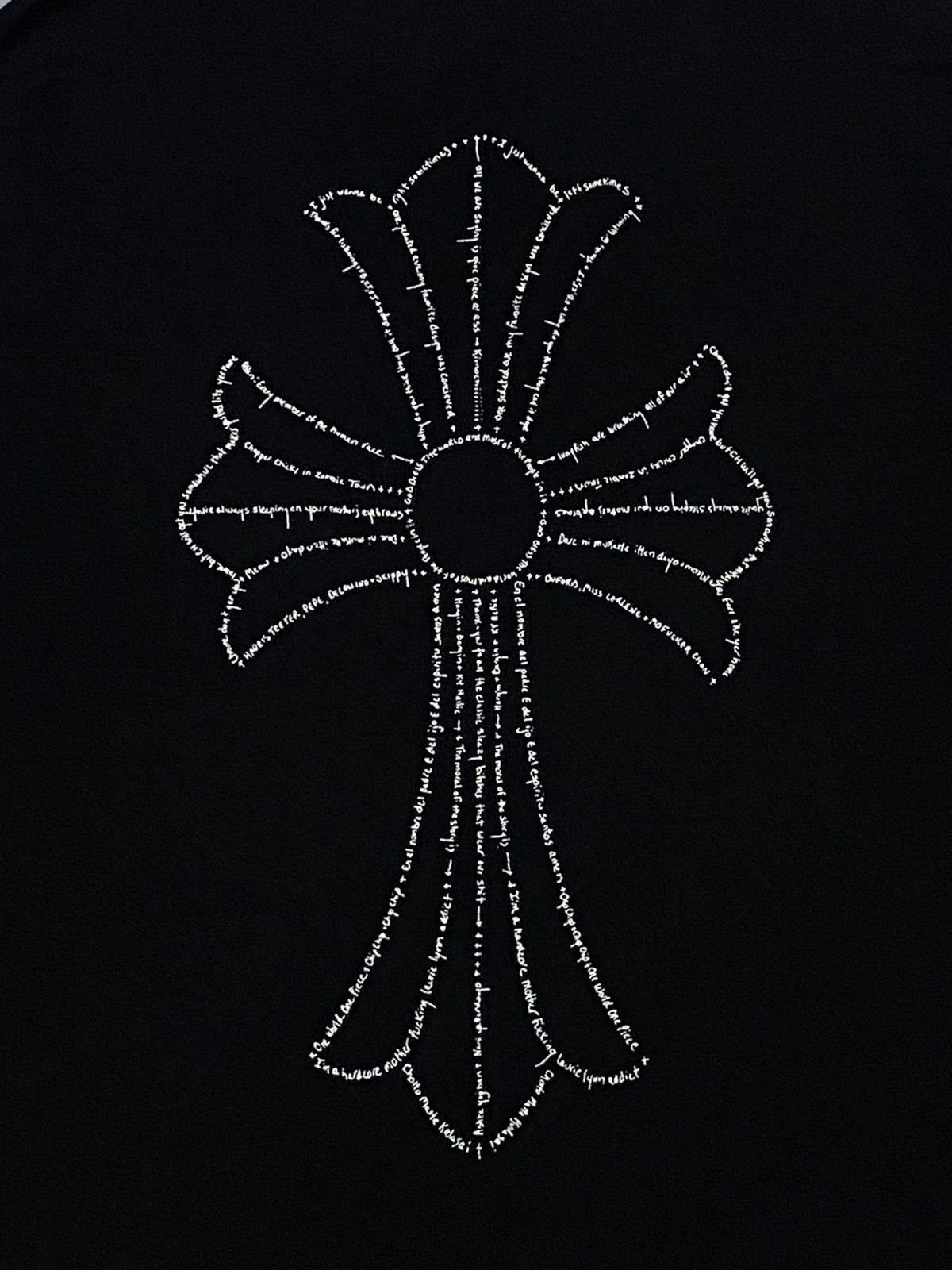 Chrome Hearts Chrome Hearts Poem Paper Thin Long Sleeve Shirt Size US S / EU 44-46 / 1 - 13 Thumbnail