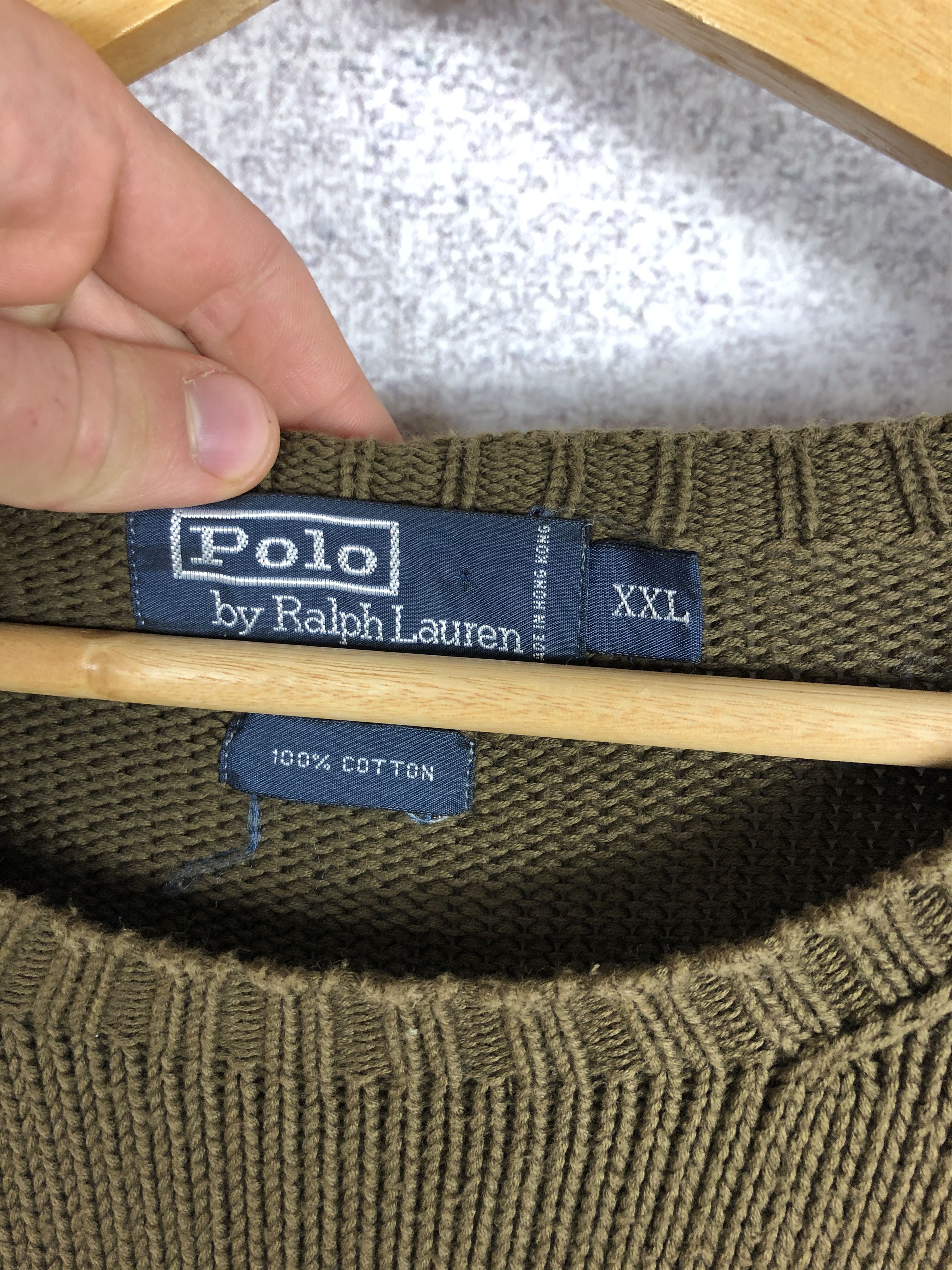 Polo Ralph Lauren Vintage Polo Ralph Lauren Knitted Sweater Size US XXL / EU 58 / 5 - 4 Thumbnail
