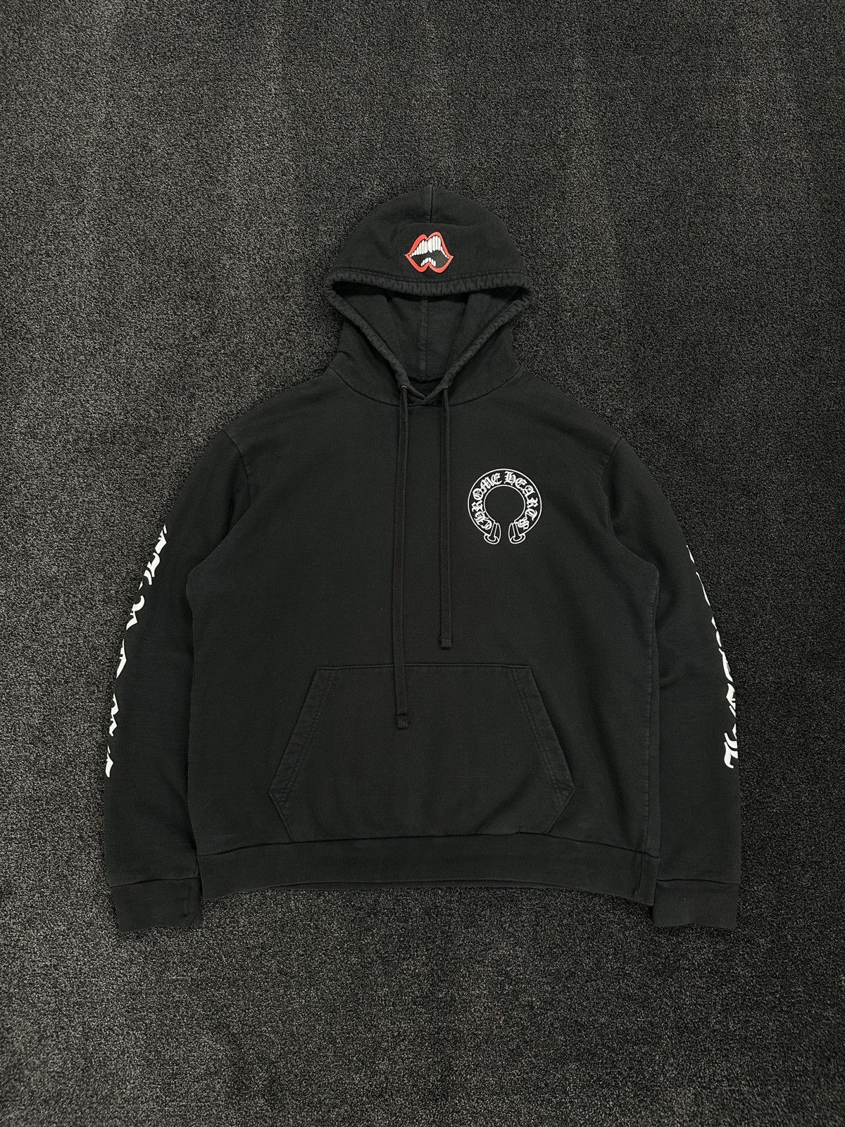Chrome Hearts Chrome Hearts Matty Boy Horseshoe Lips Hoodie Black Medium Size US M / EU 48-50 / 2 - 4 Thumbnail