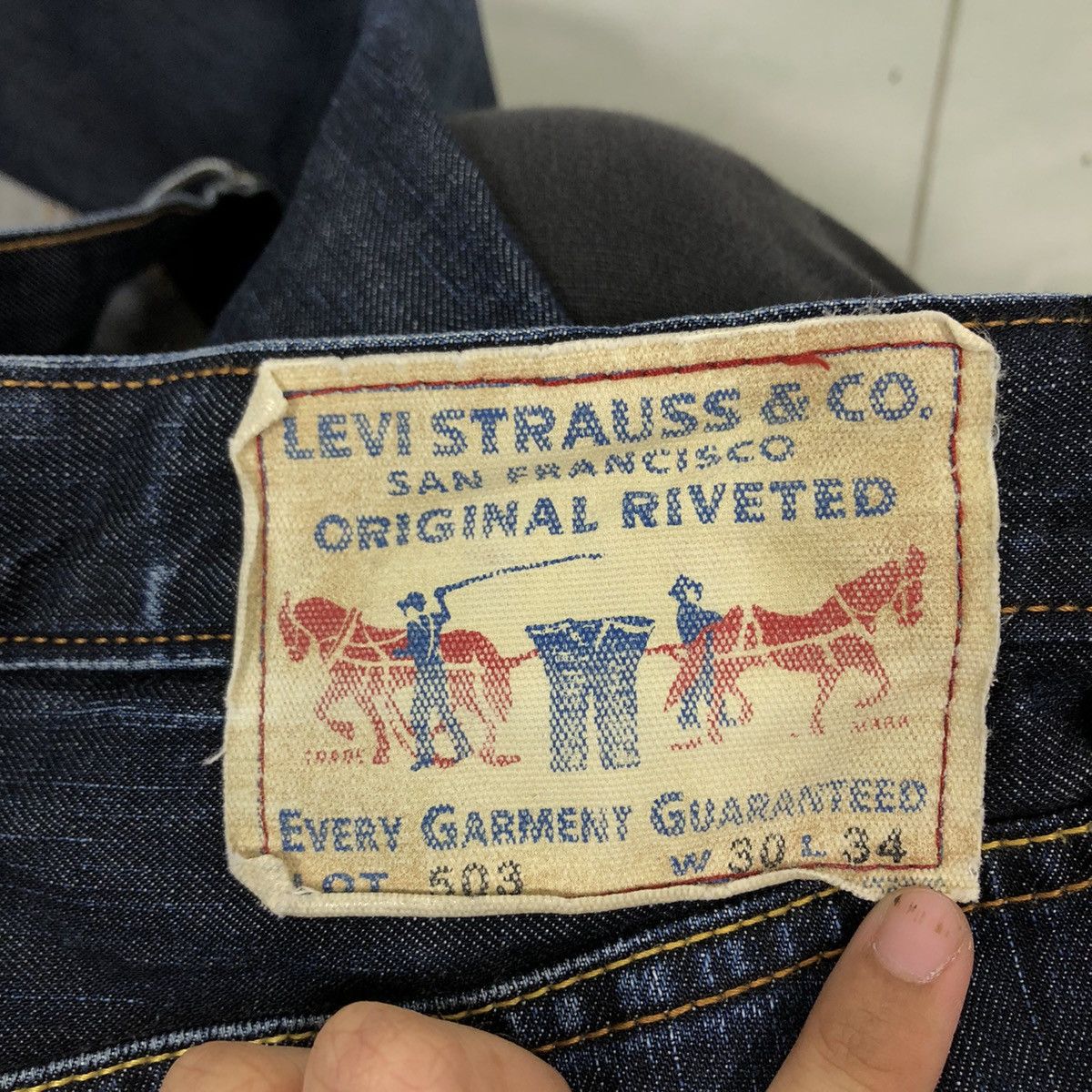 Levi's 🔥90’s Vintage Levi’s Denim Jeans Straight Cut Size US 32 / EU 48 - 14 Thumbnail