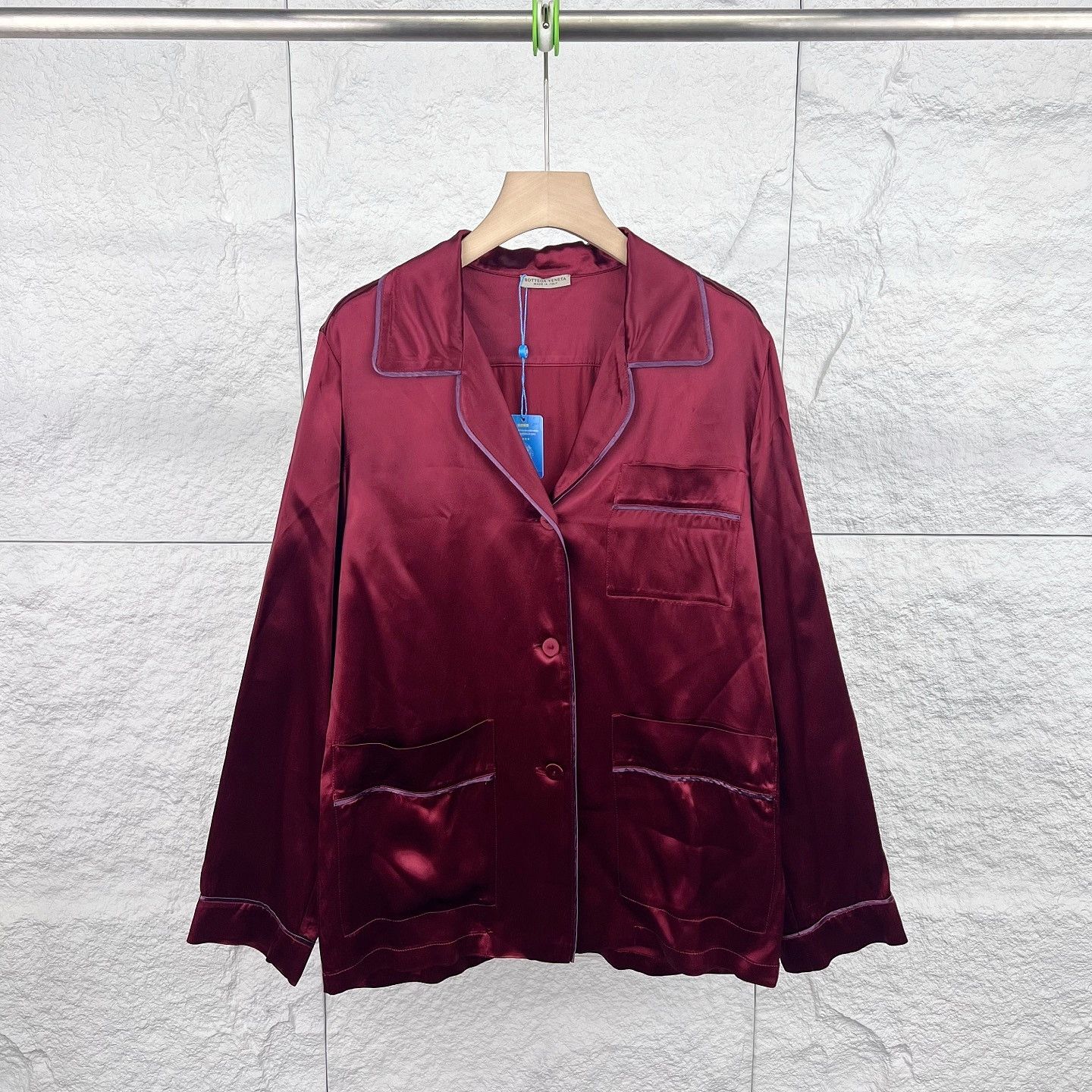 Bottega Veneta Bottega Veneta Red Pajama Button Up Size 40 Size S / US 4 / IT 40 - 1 Thumbnail