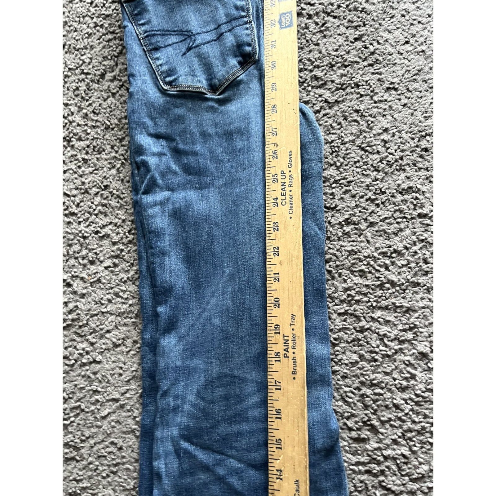 American Eagle Outfitters VINTAGE American Eagle Outfitters Jeans Flared 2 Ladies Blue Distressed 29in Inseam 28in Waist Regular Hi-Rise Size 26" / US 2 / IT 38 - 8 Thumbnail