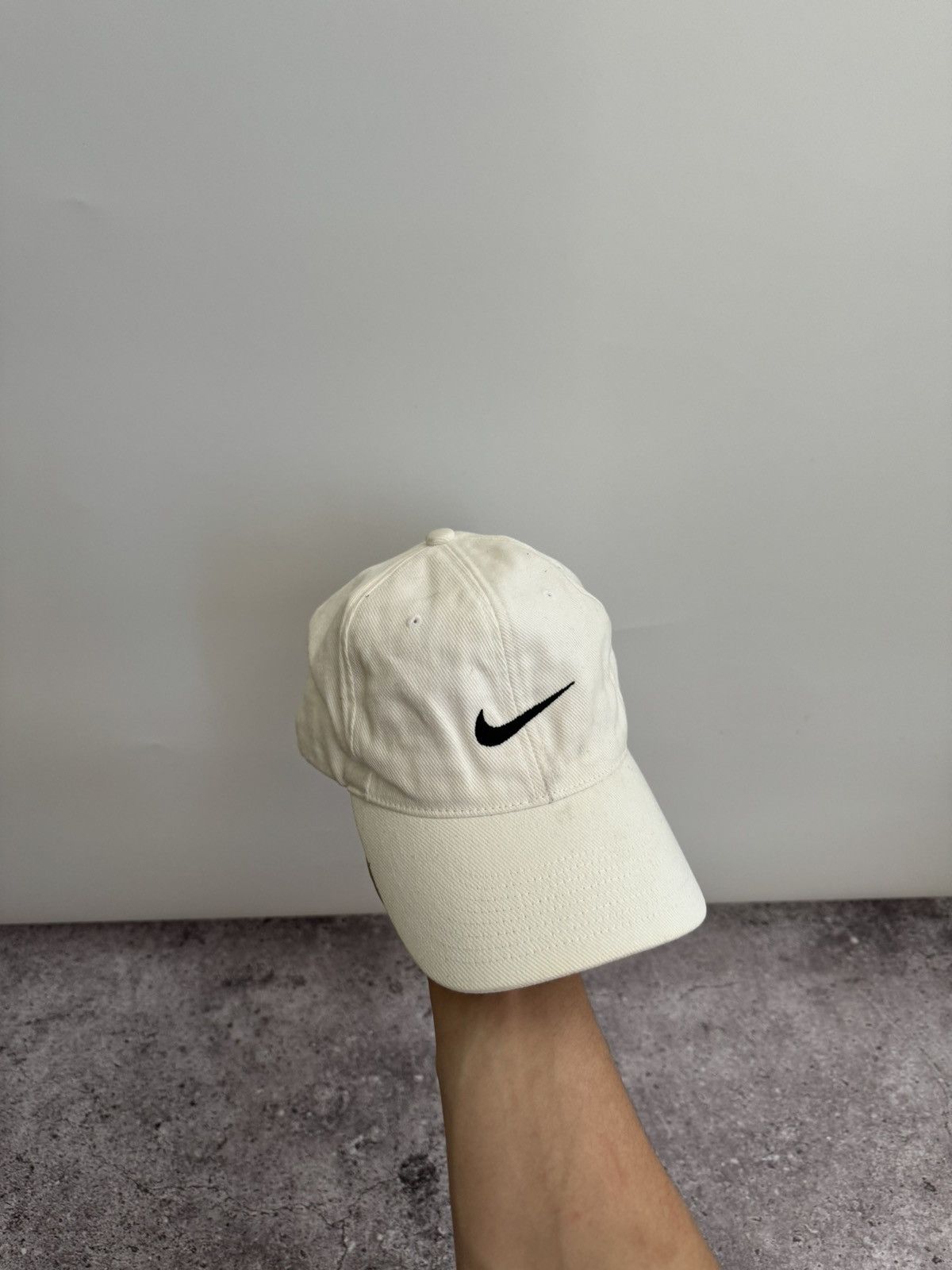 Nike × Vintage Vintage Nike white Y2K cap hats Size ONE SIZE - 5 Thumbnail