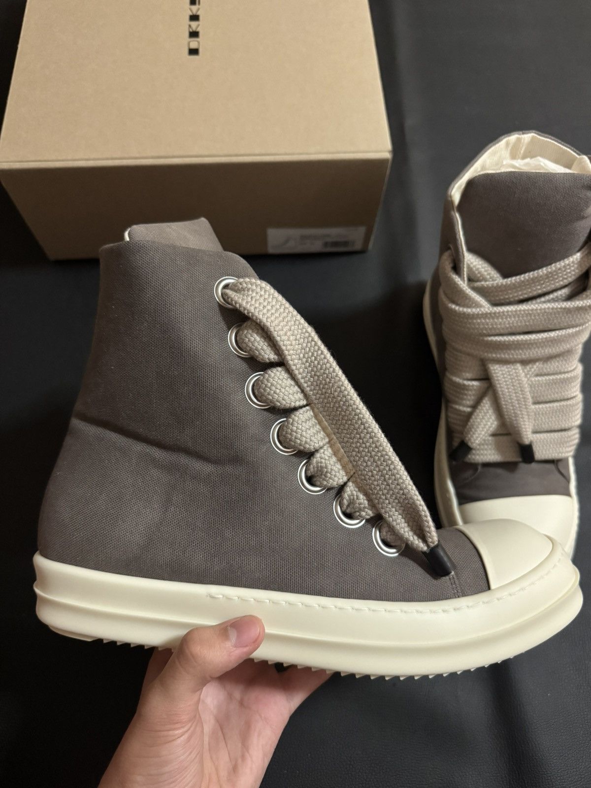 Rick Owens Drkshdw RICK OWENS RAMONES JUMBO Size US 10 / EU 43 - 4 Thumbnail