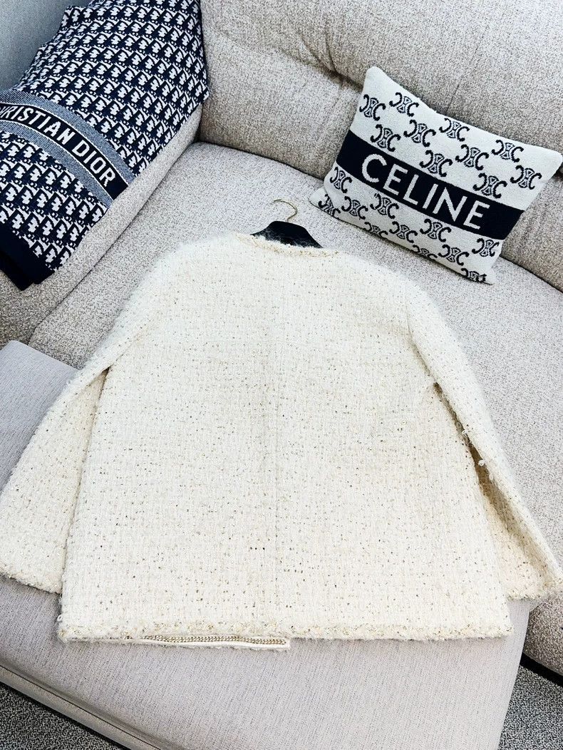 Chanel Chanel 19A Egypt series white gold tweed long-sleeved silh Size XS / US 0-2 / IT 36-38 - 4 Thumbnail